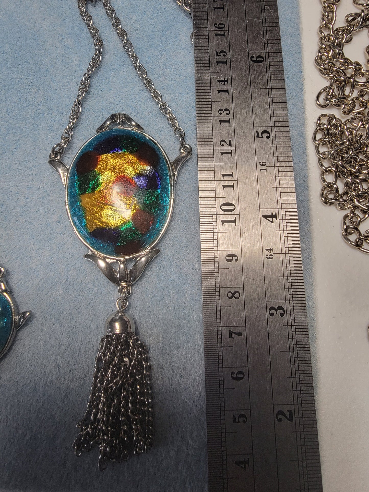 Celebrity necklace and earrings, Signed Celebrity Vintage Necklace and Earring Set