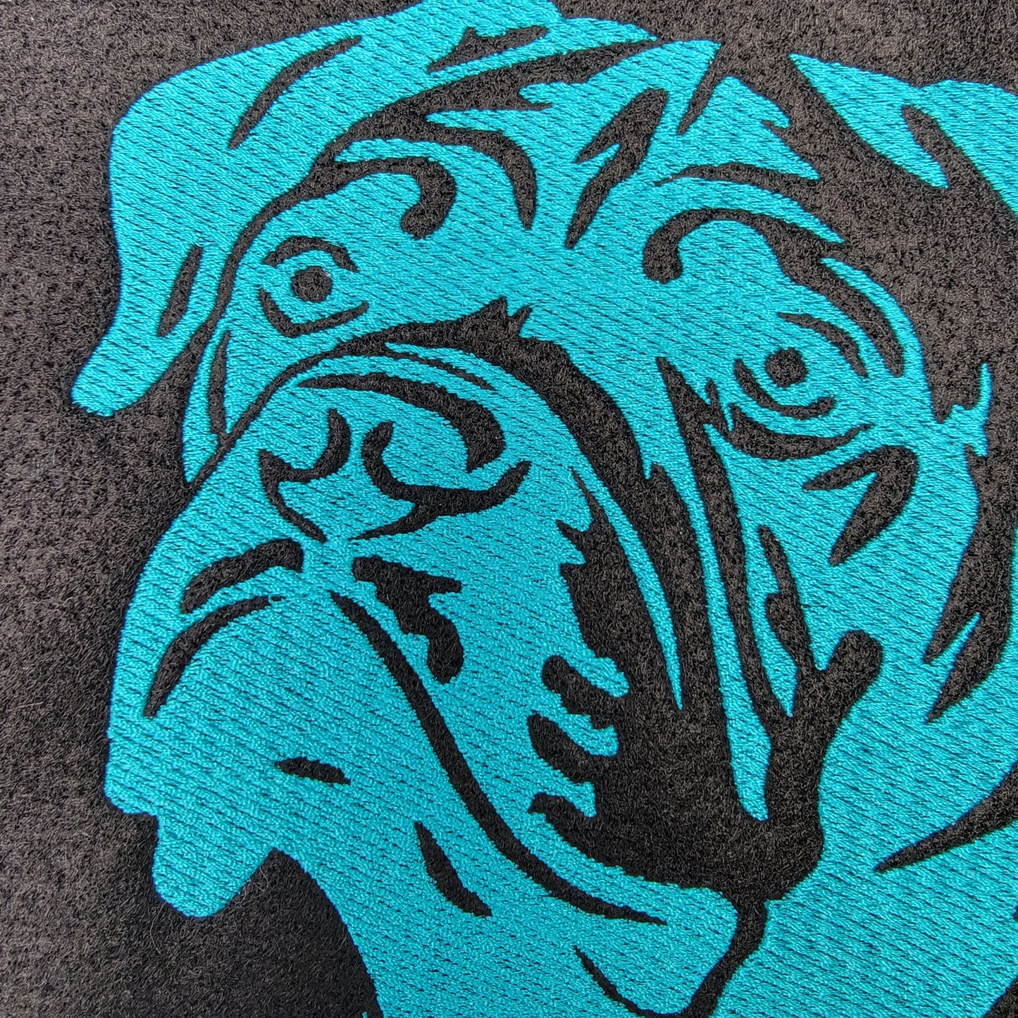 Pit Bull, 7" Embroidery Patch, Embroidered Pit Bull Iron-on Patch, Dog, Rescues