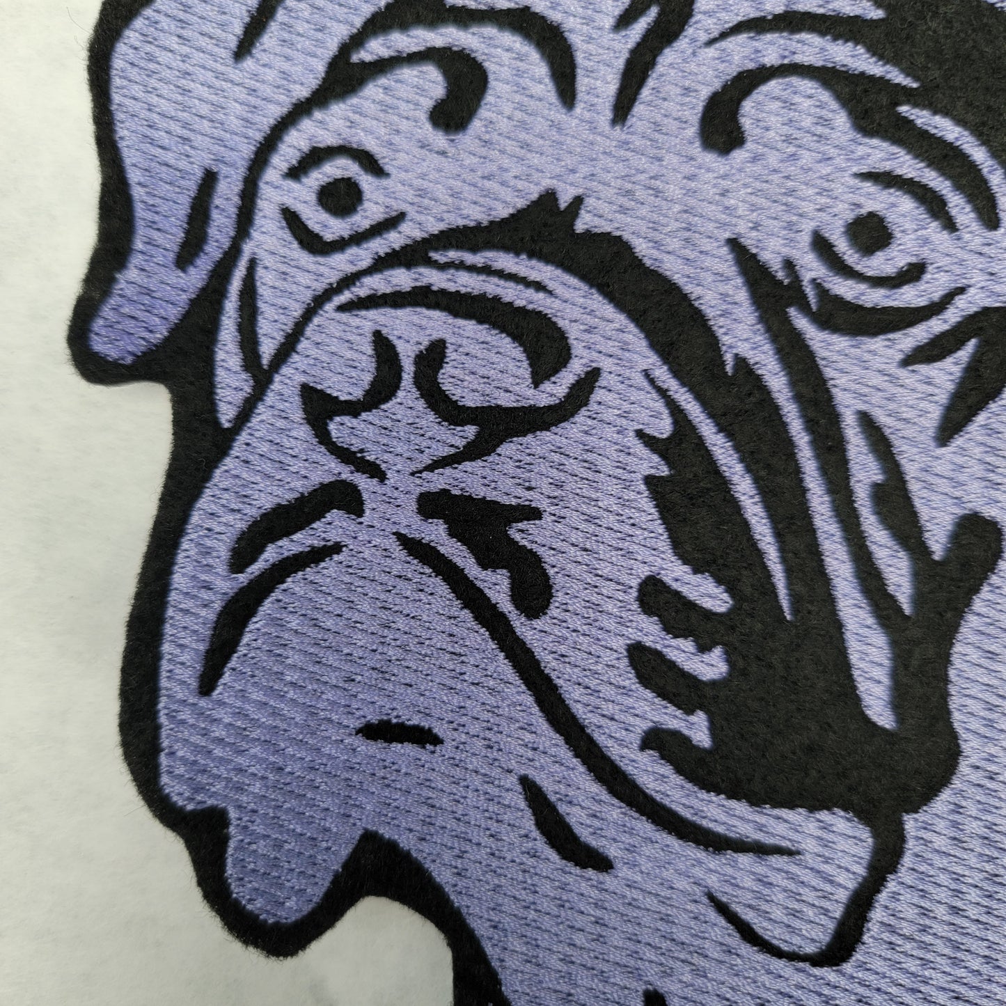 Pit Bull, 7" Embroidery Patch, Embroidered Pit Bull Iron-on Patch, Dog, Rescues