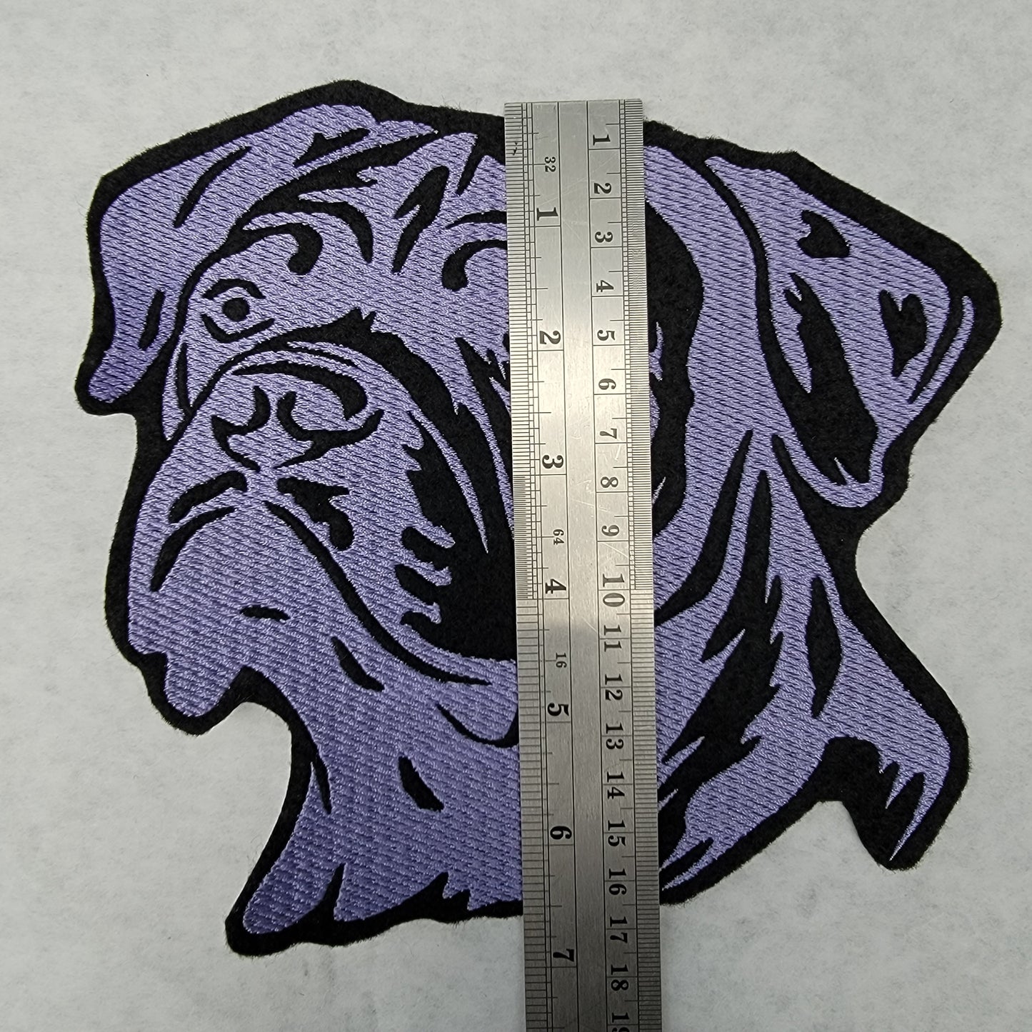 Pit Bull, 7" Embroidery Patch, Embroidered Pit Bull Iron-on Patch, Dog, Rescues