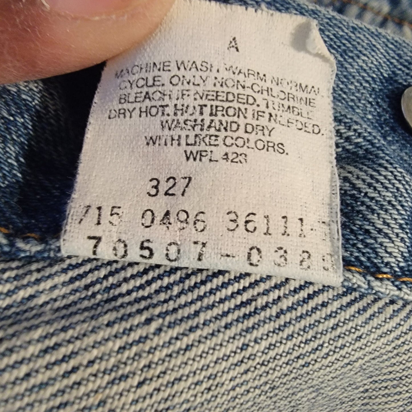 Vintage Levi 1996 Jean Jacket, OOAK Denim Women's Levi Strauss Blue Jean Jacket, Jean Jacket USA with Embroidered Dragon Design