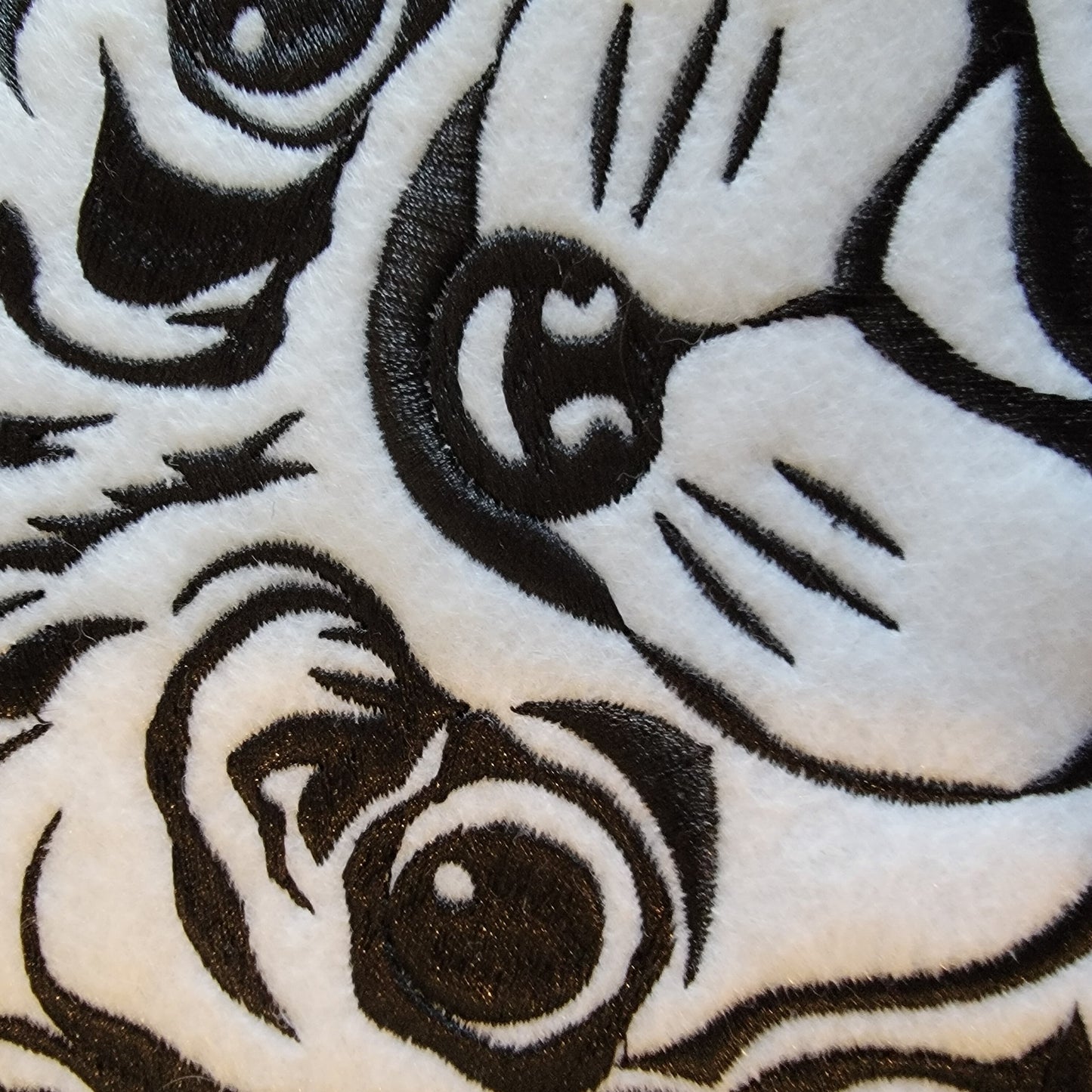 Pug Dog, Embroidery, Pug Lovers, Personalized Gift, Small House Puppy, Pet Appliques, Animal Designs, Rug,