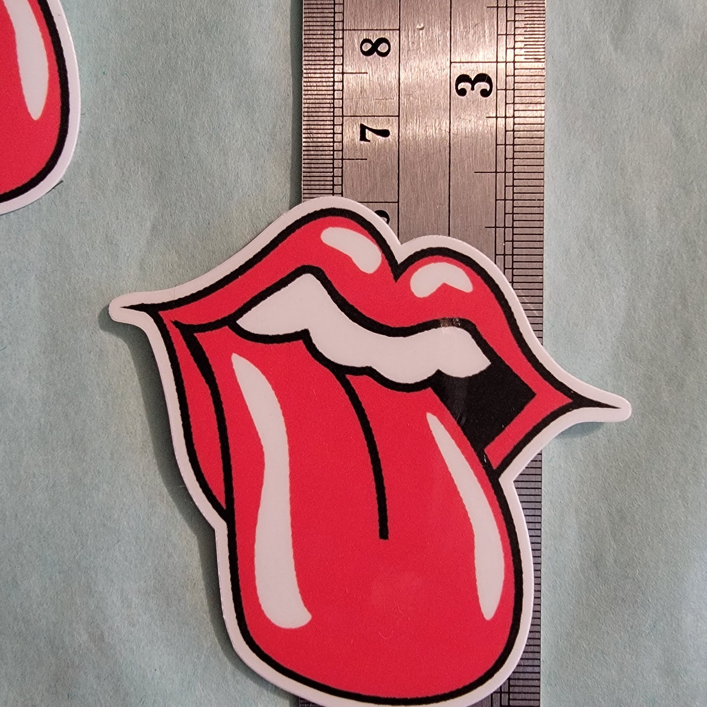 12 Tongue Vinyl Laminated Water Proof Stickers,