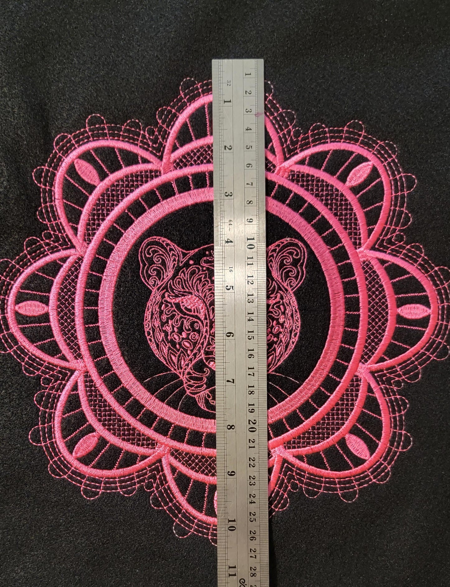 Cougar Tapestry, Animal Prints, Cougar Embroidery