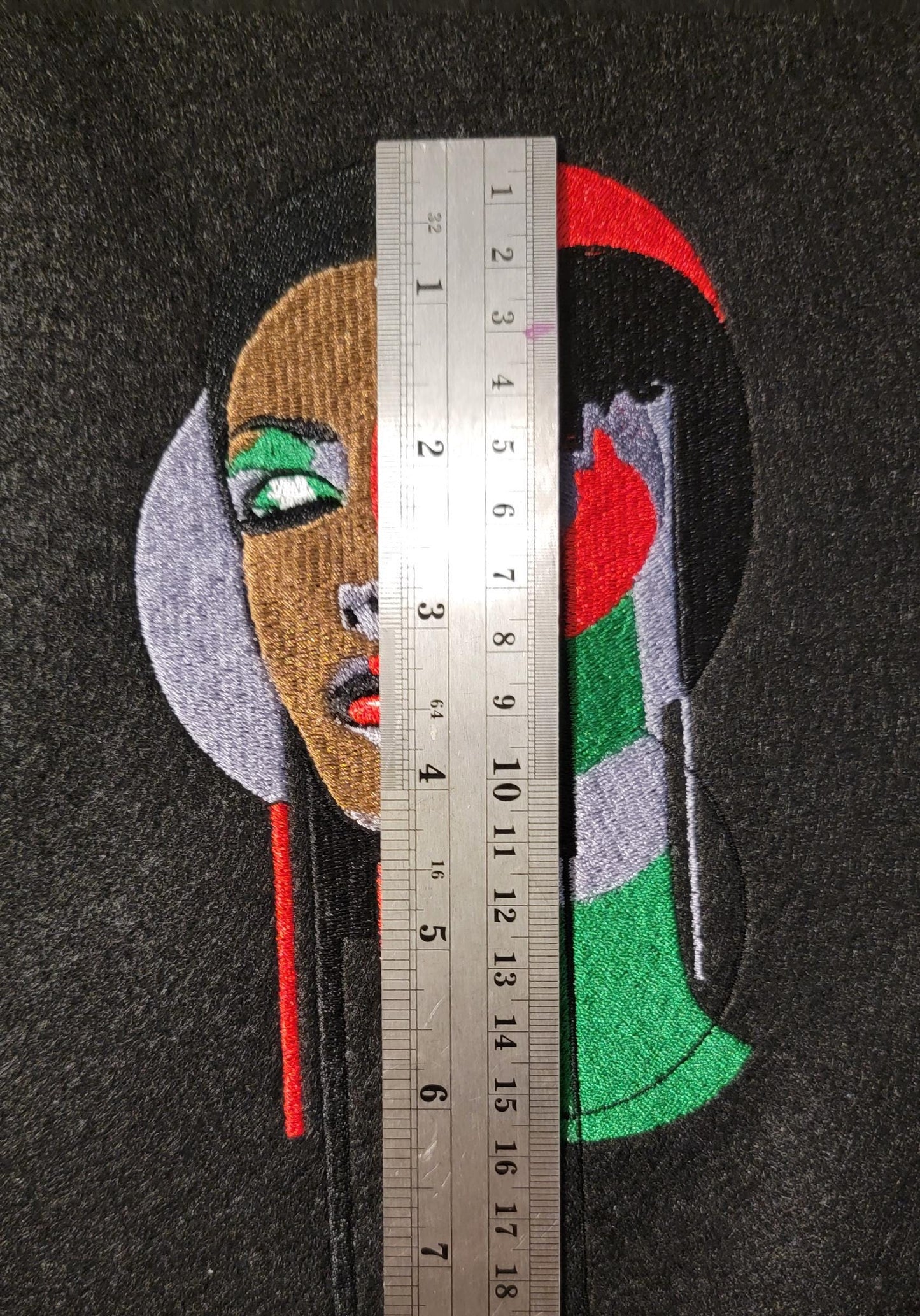 Black African American Abstract Woman Tapestry