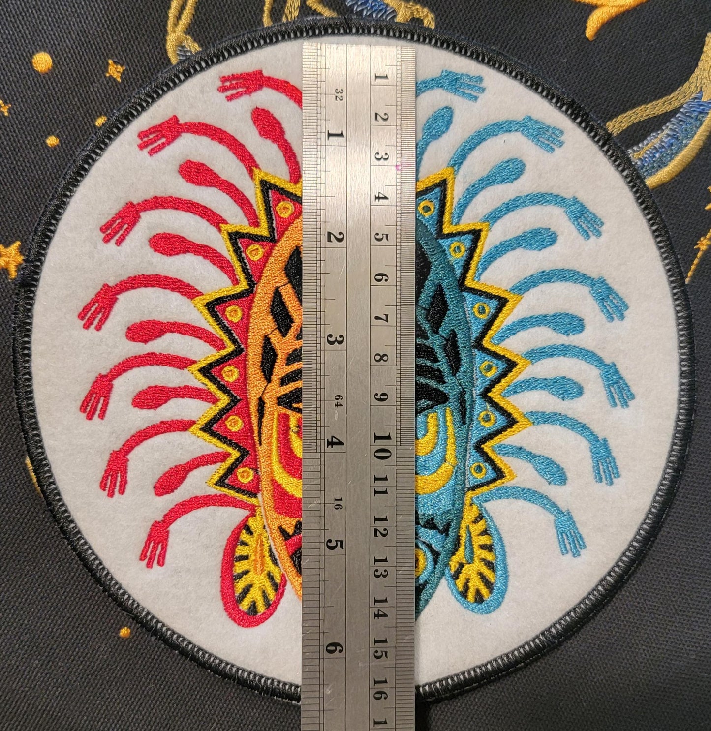 African Face Mask Patch,