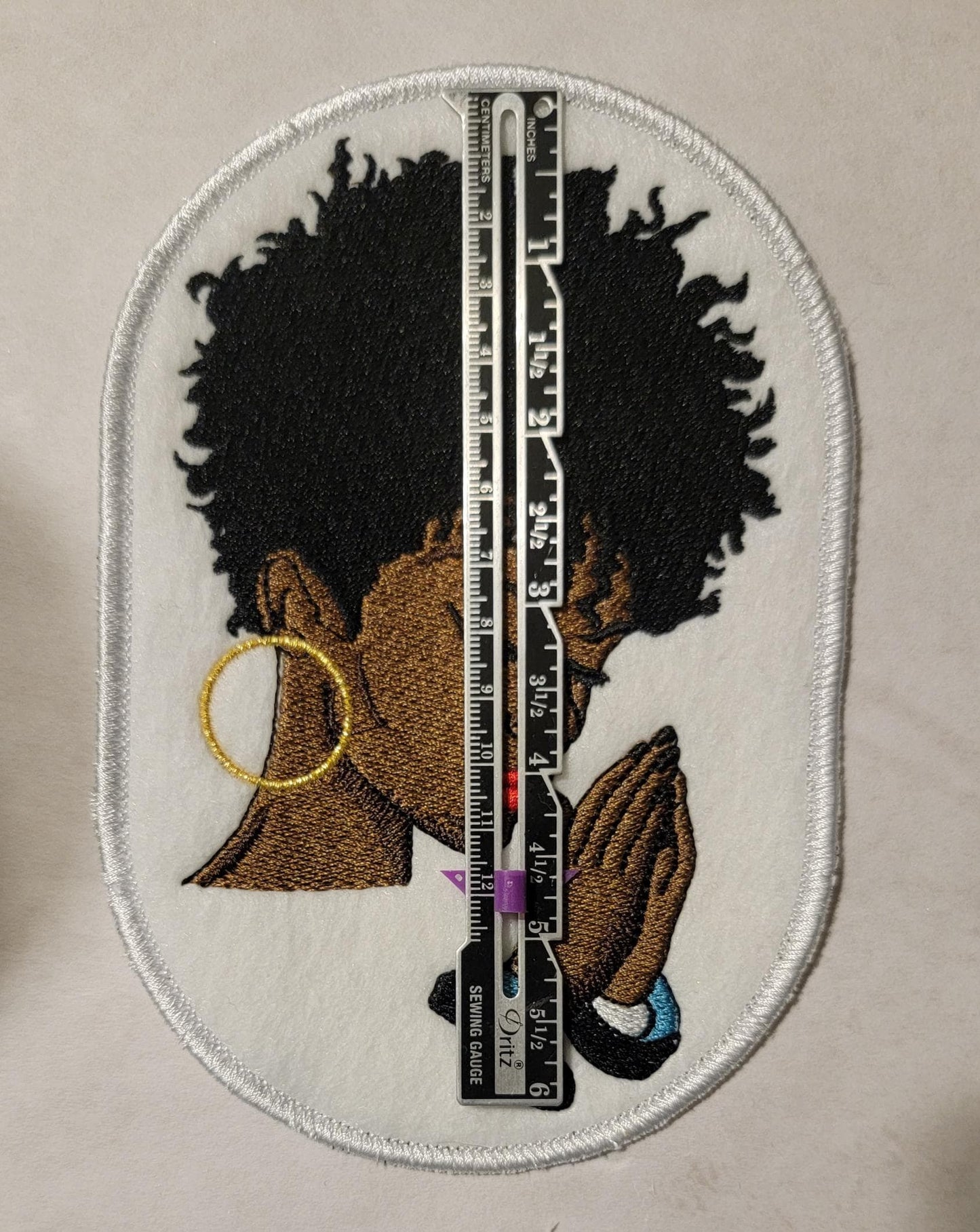 Praying. Praying Mom, Sister, Aunt, Cousin, and, Friend. Praying Hands Patch,