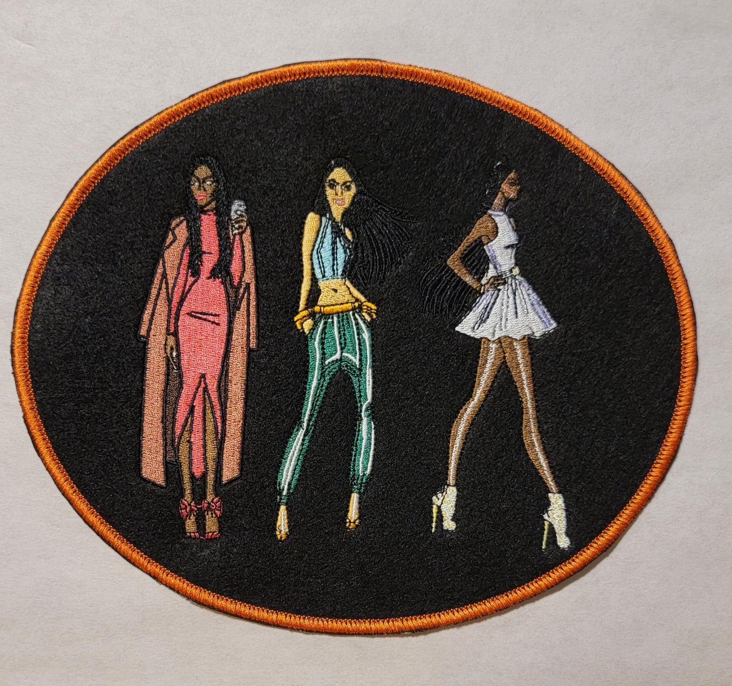 Sassy Ladies Black Felt Patch