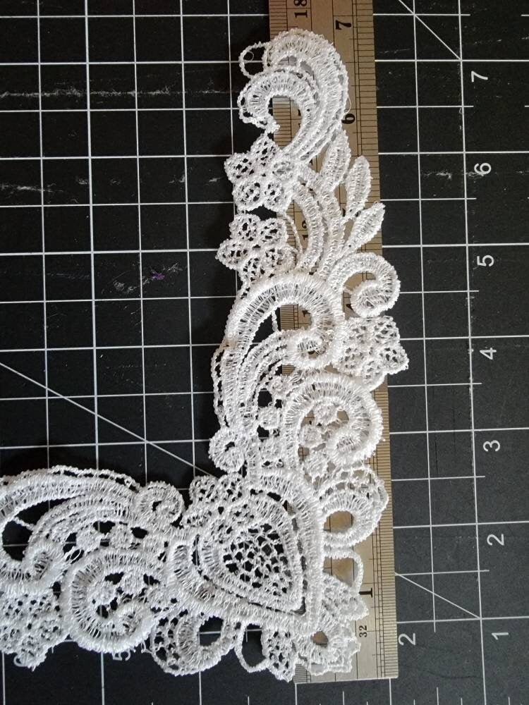 Bridal Embroidery, Veil Embroidery, Lace, Lingerie, Floral Lace, Gown Lace, Prom Appliques, Appliques