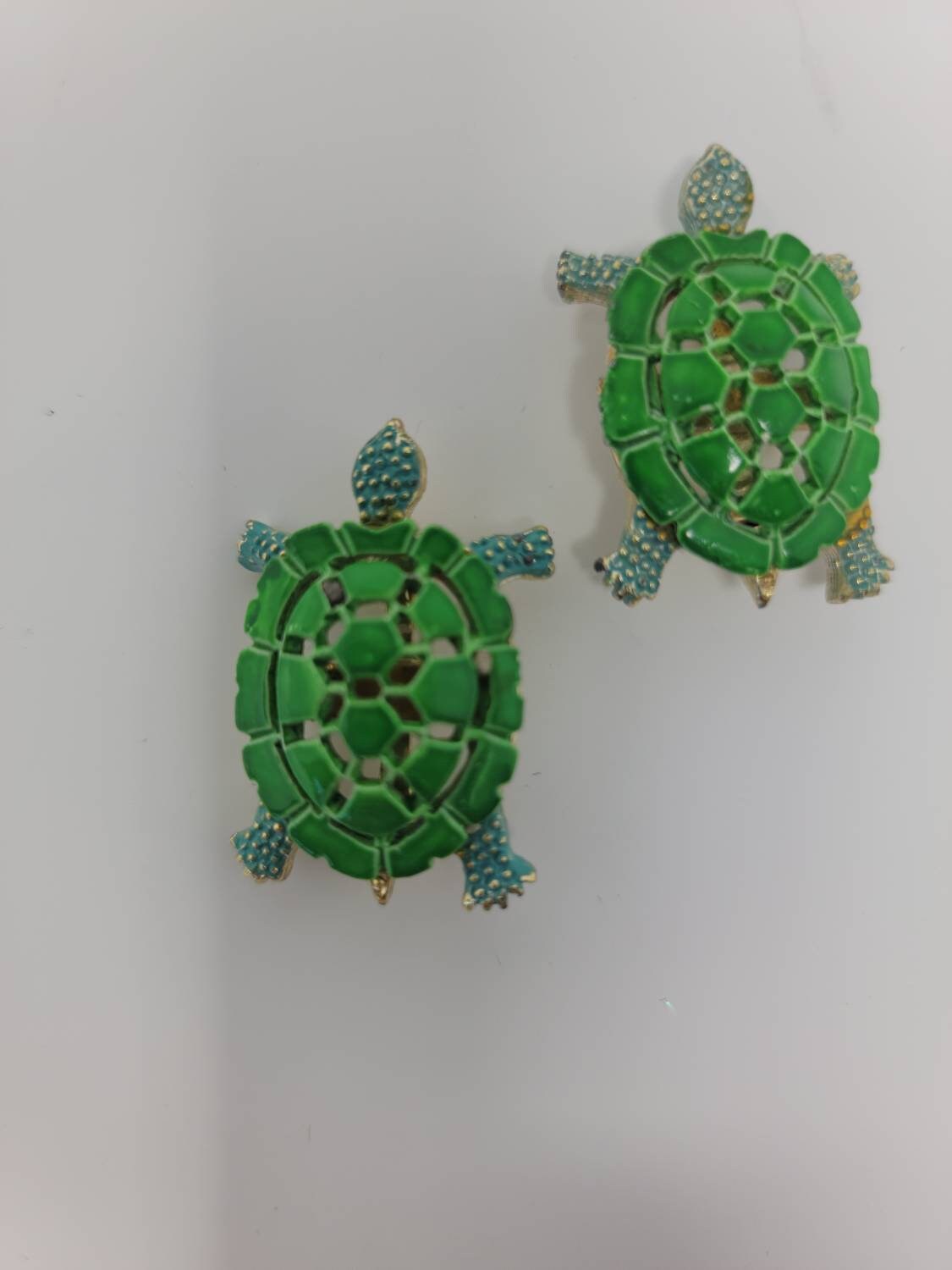 Vintage Green Enamel Turtle, Figural Turtles, Turtle Brooch, Turtle pin, Vintage Brooch, Vintage Turtle Brooch, Vintage Jewelry, Vintage pin