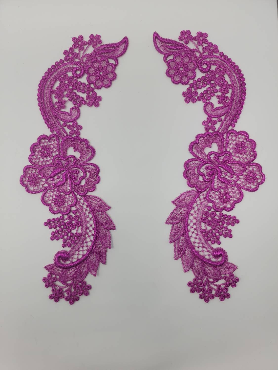 Metallic appliques, costumes, ballroom, gowns, weddings, patches, lace, lingerie