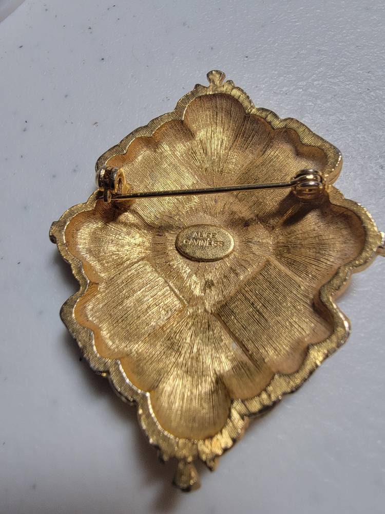 Brooch vintage Alice Caviness, Vintage Brooch, Vintage Alice Caviness, VintageJewelry, Vintage Costume Jewelry, Vintage Brooches
