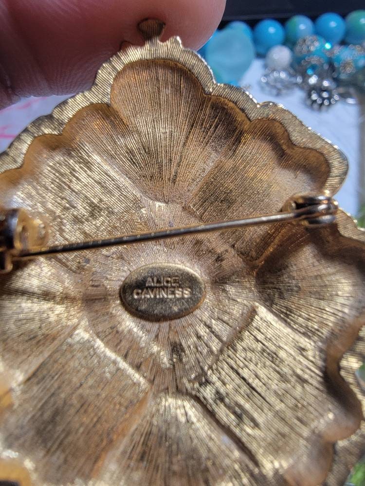 Brooch vintage Alice Caviness, Vintage Brooch, Vintage Alice Caviness, VintageJewelry, Vintage Costume Jewelry, Vintage Brooches
