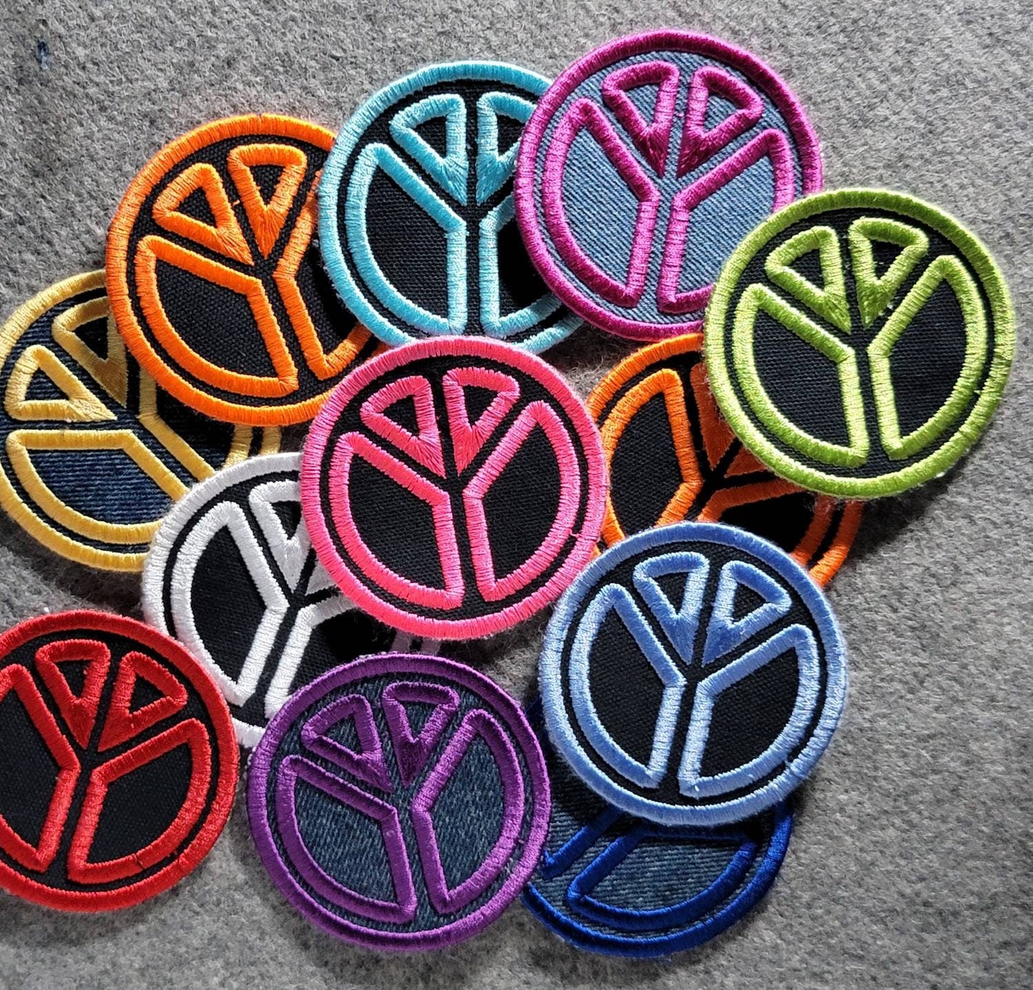 Peace Sign Patch, Peace Sign for Jean Jackets, Jean Patches