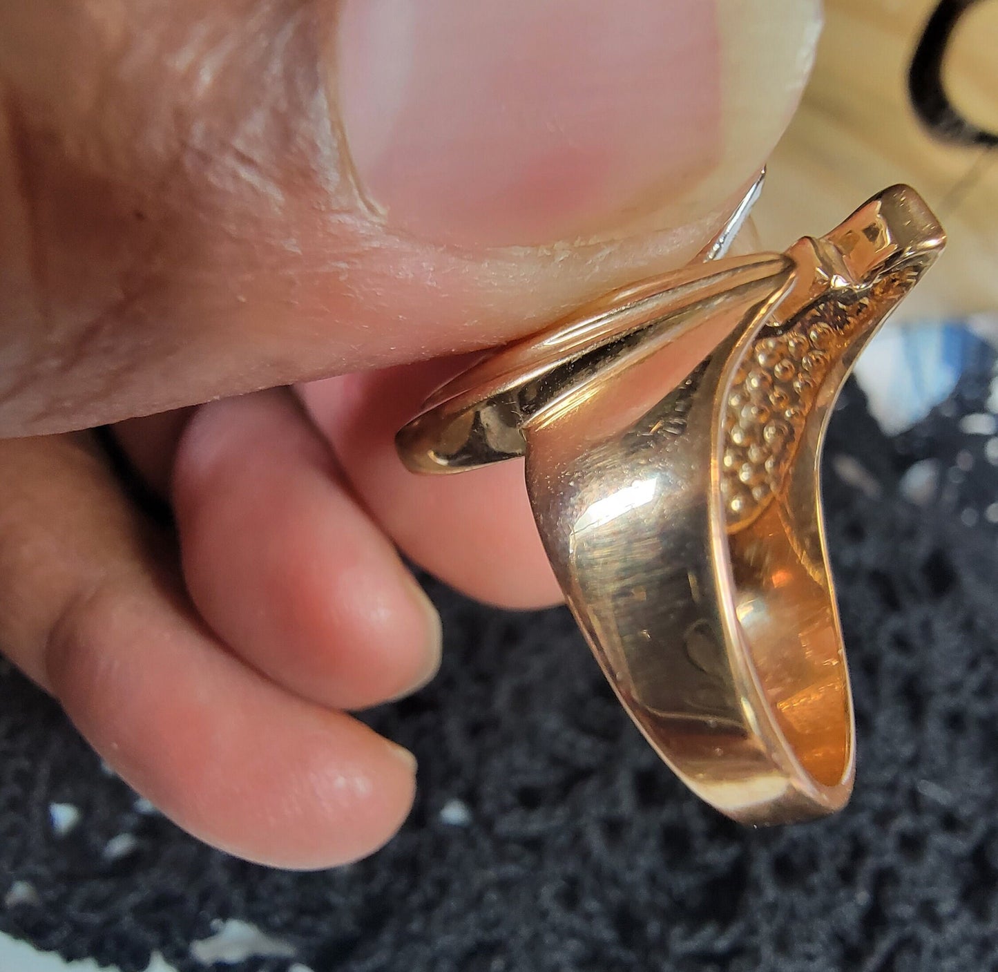 Marquise cut Cubic Zirconia, Statement Ring, Costume Jewelry