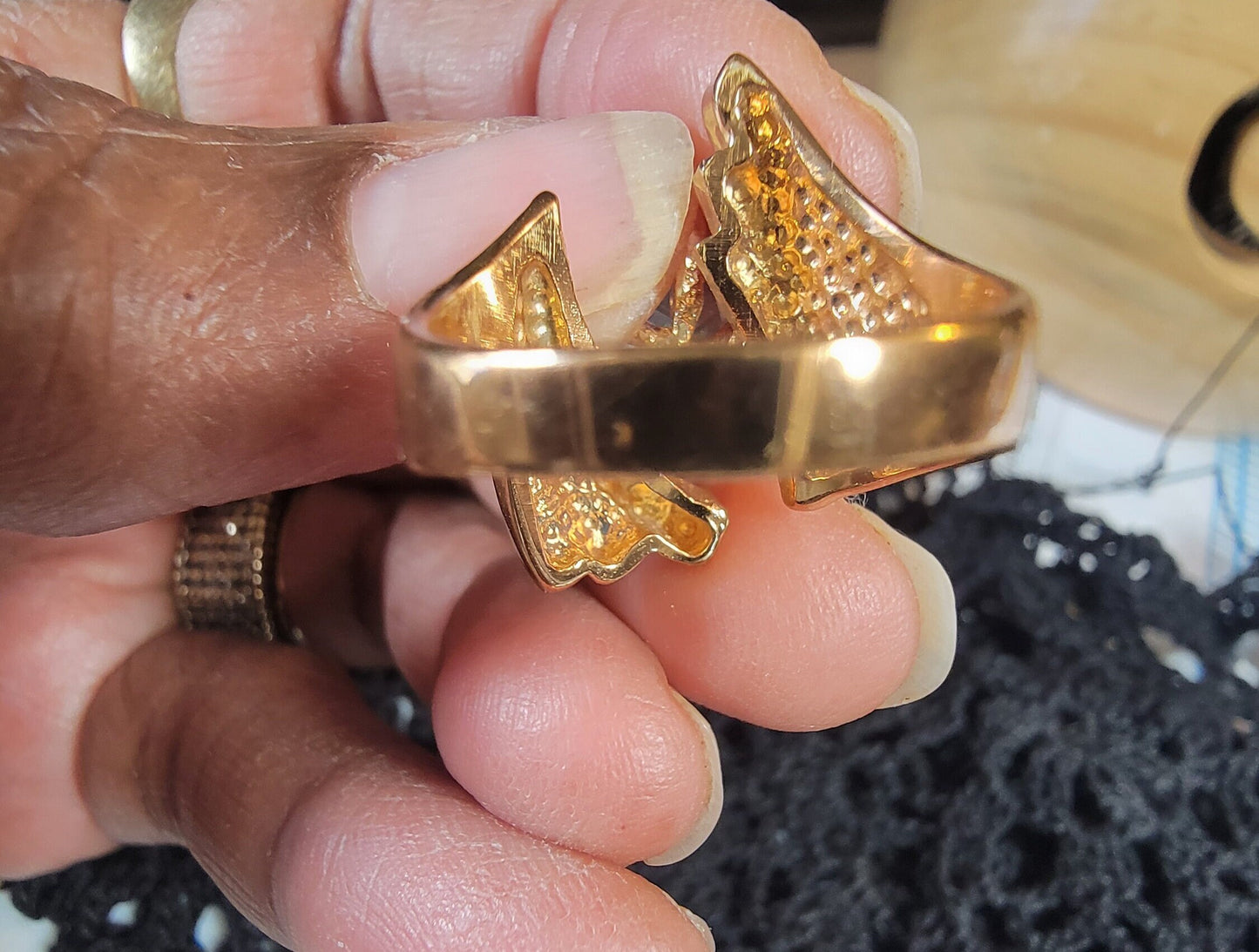 Marquise cut Cubic Zirconia, Statement Ring, Costume Jewelry