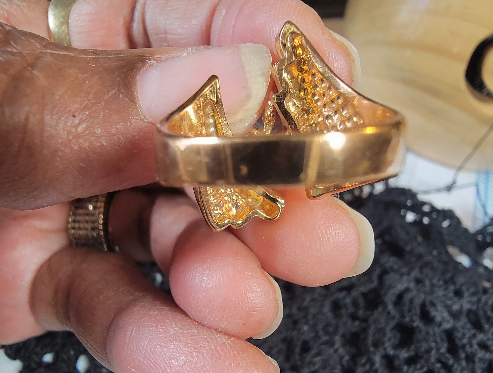 Marquise cut Cubic Zirconia, Statement Ring, Costume Jewelry