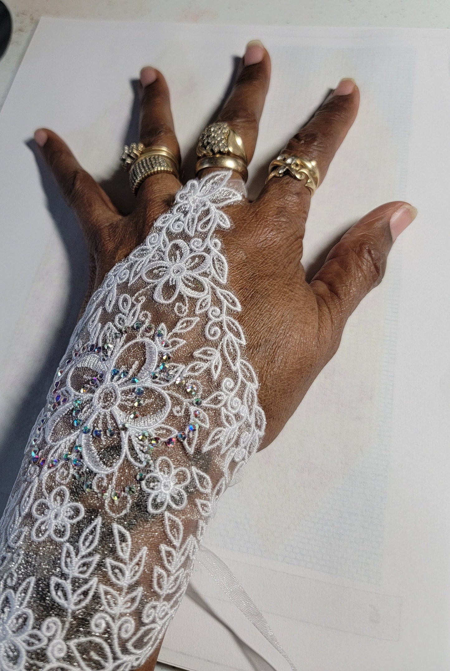 Victorian Lace Gloves, Formal Bridal, Fancy Fabric Hand Cover, Wedding, Prom, Gown, Bridal Wear, Victoria Weddings