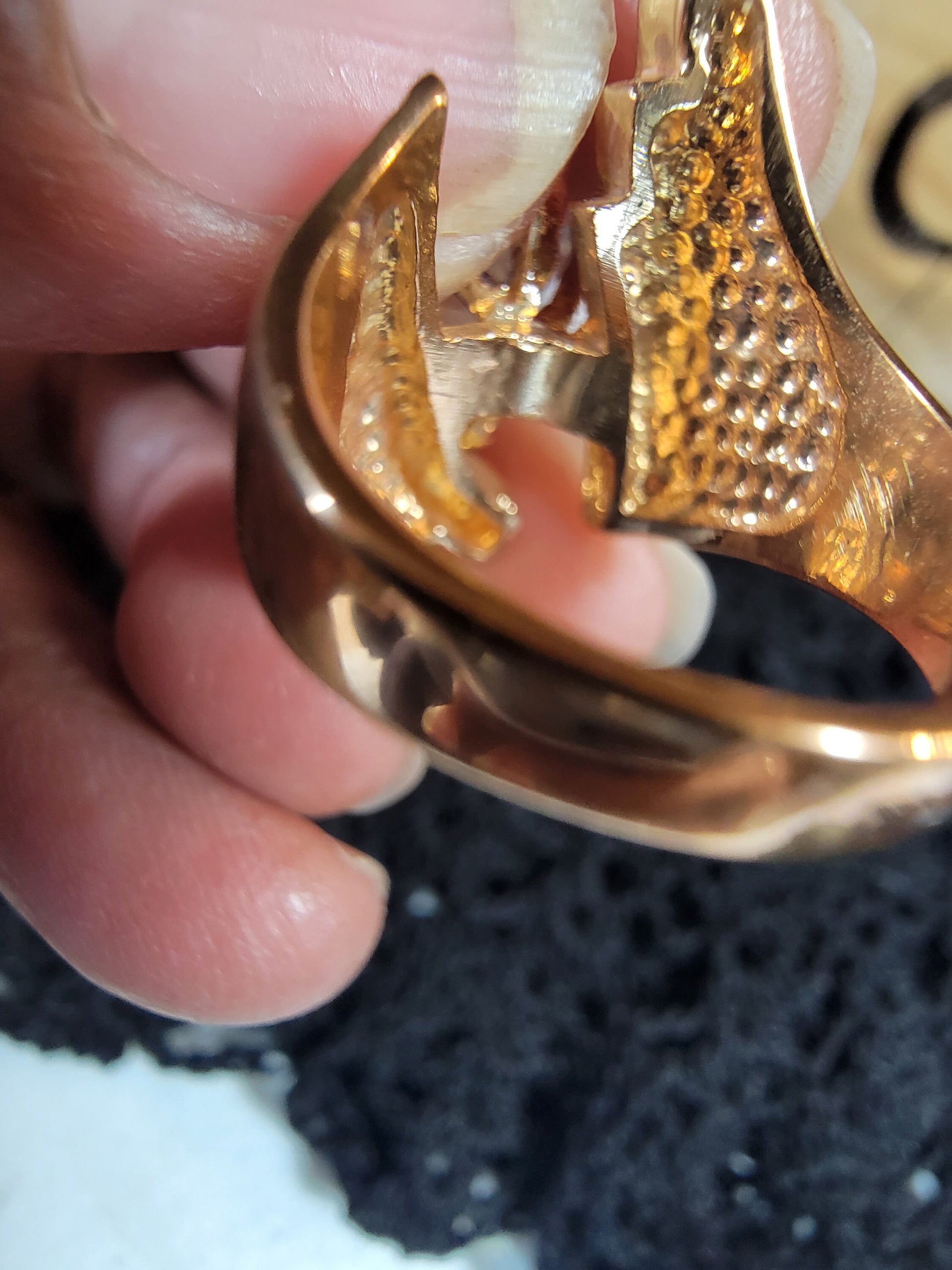 Marquise cut Cubic Zirconia, Statement Ring, Costume Jewelry