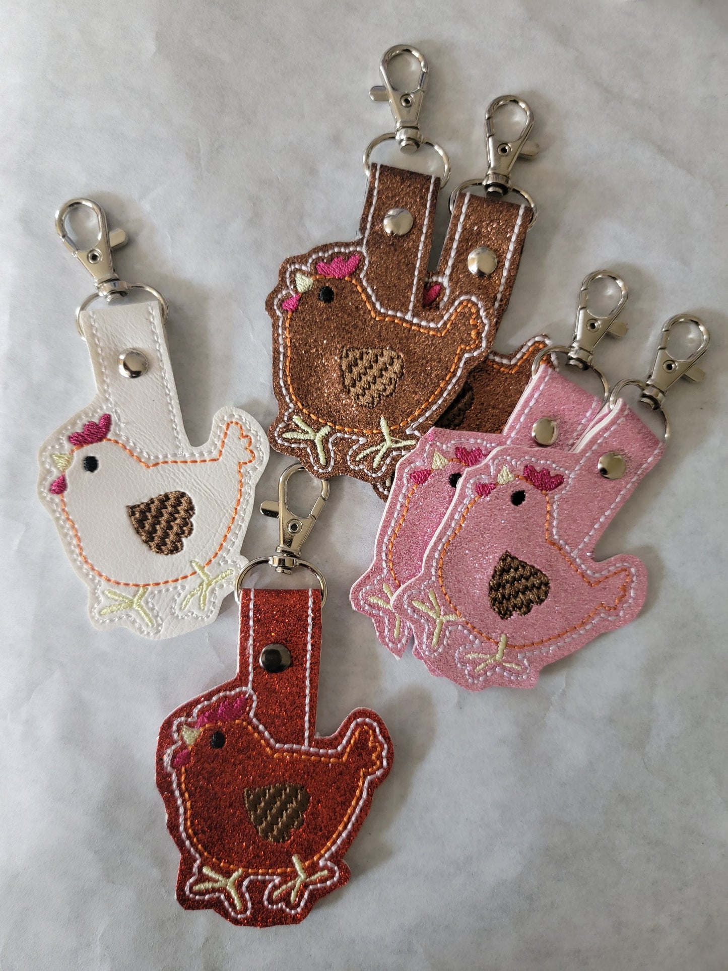 Skull Key Rings, Sugar Skull Key Fob, Day of the Dead, Small Gifts, Halloween, Dog Paws, Chickens, Cats,