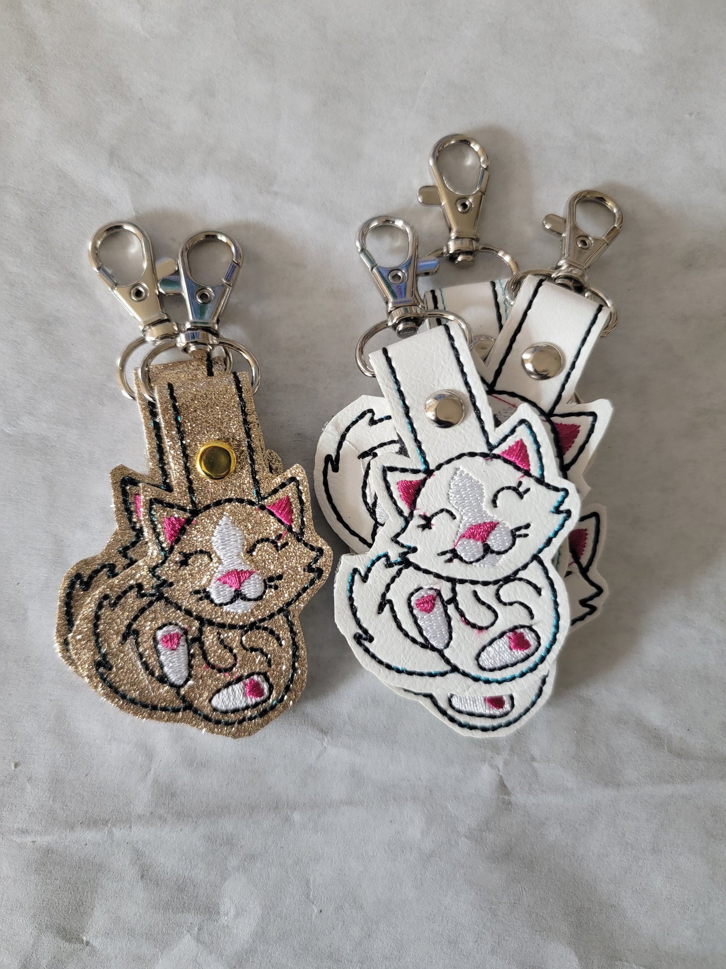 Skull Key Rings, Sugar Skull Key Fob, Day of the Dead, Small Gifts, Halloween, Dog Paws, Chickens, Cats,