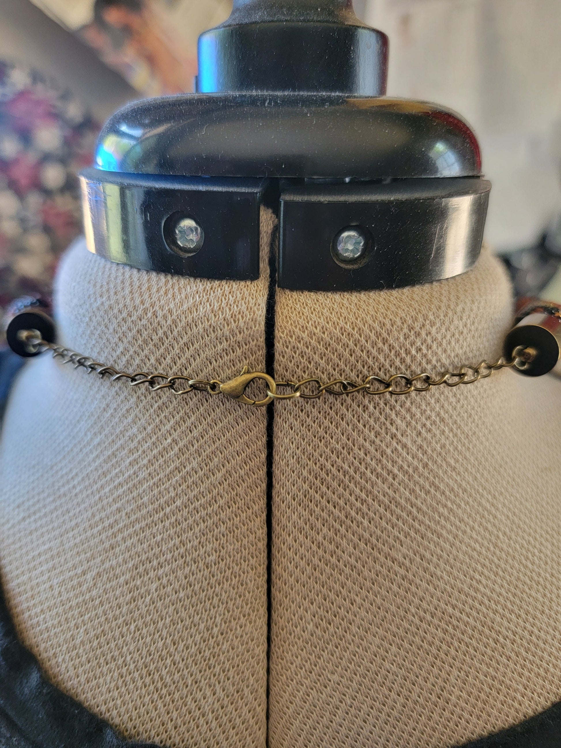 Snake Necklace, Beaded Snake Necklace, Retile inspired Choker Necklace