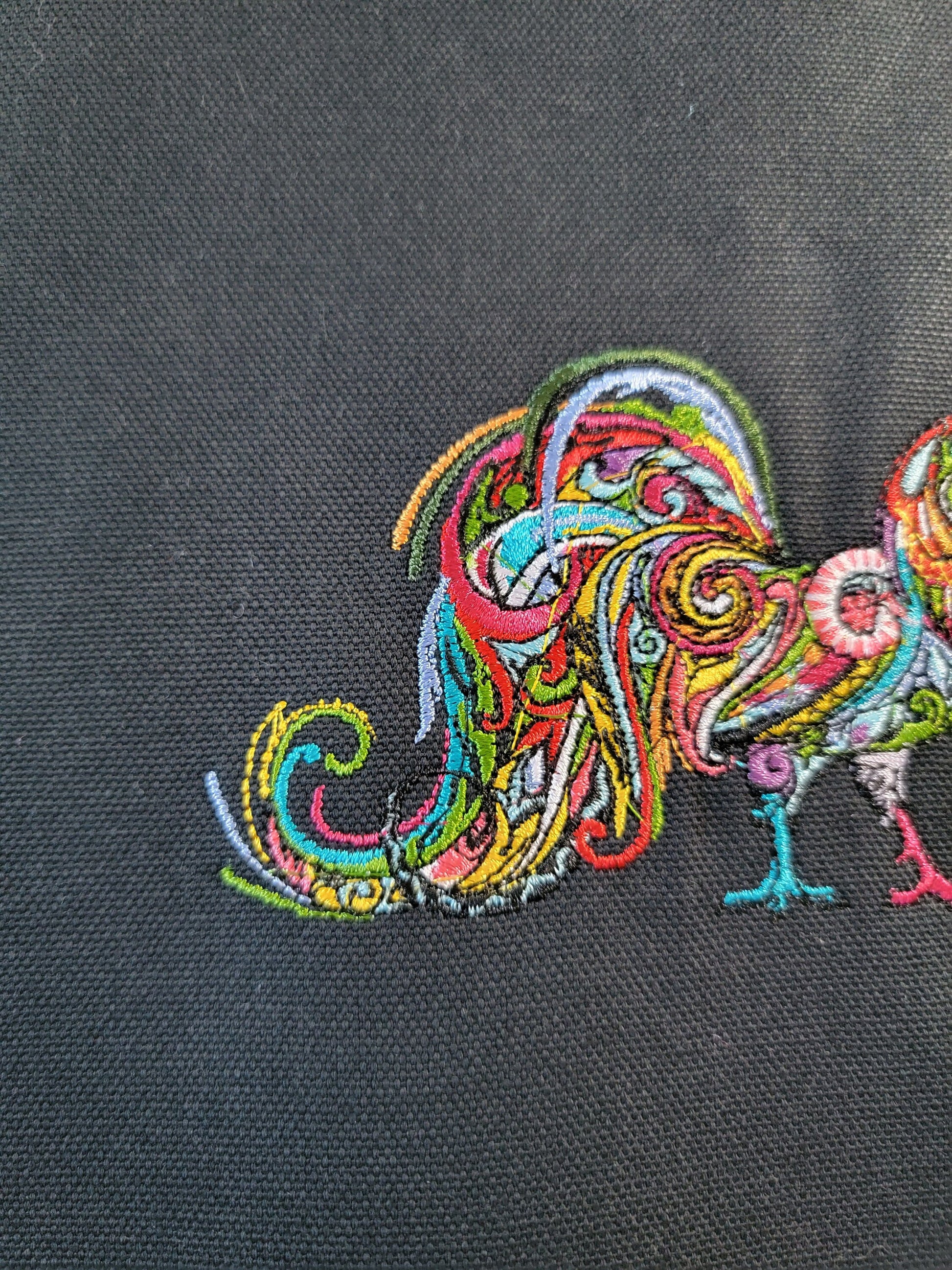 Rooster, Tapestry, Embroidery, Embroidered Rooster, Wall Hangings, Kitchen Decor, Rooster Kitchen Wall Hanging, Rooster Art Wall Decor