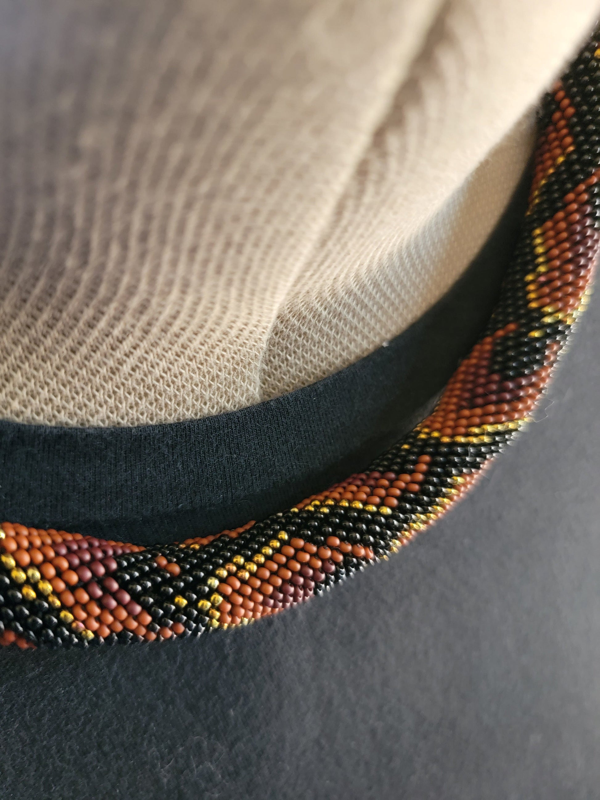 Snake Necklace, Beaded Snake Necklace, Retile inspired Choker Necklace