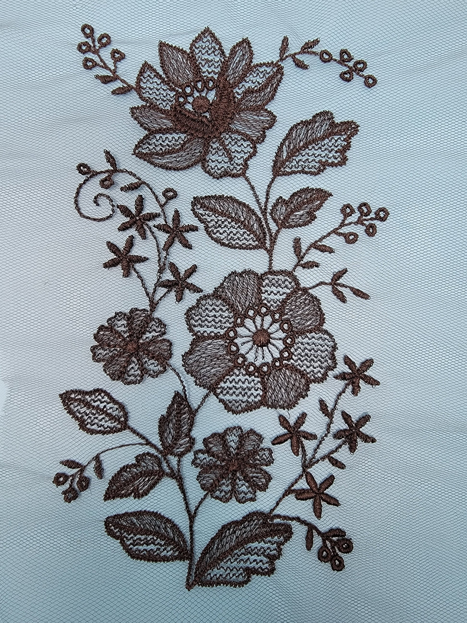 Black Floral Lace Applique, Black Lace, Gorgeous Goth, Moody Designs