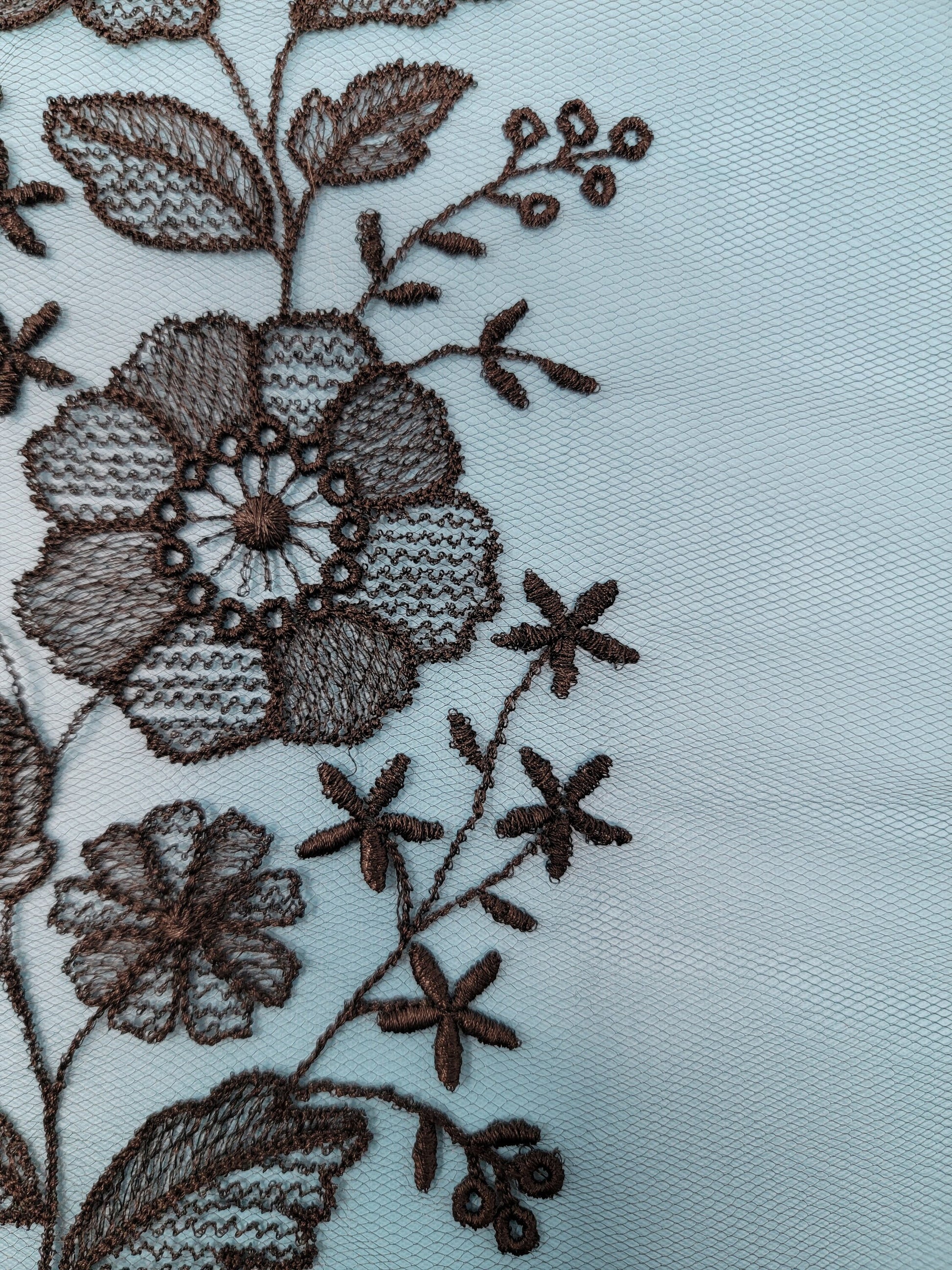 Black Floral Lace Applique, Black Lace, Gorgeous Goth, Moody Designs