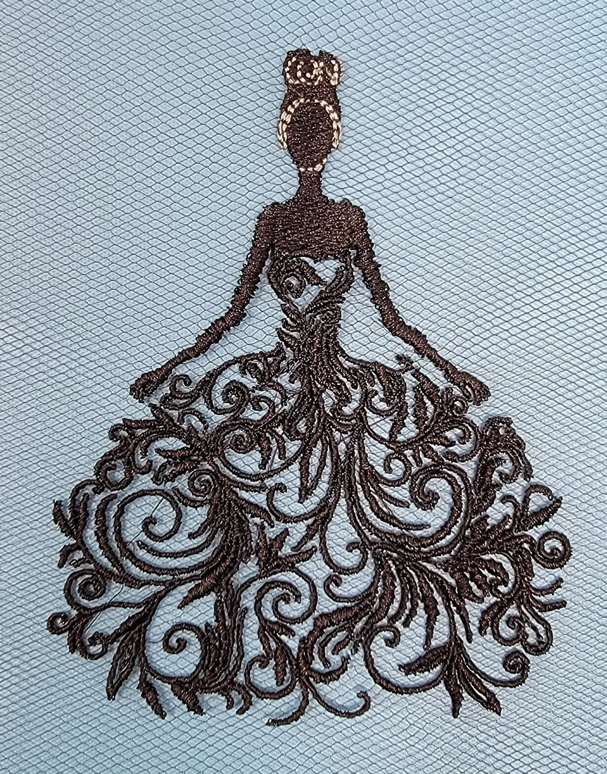 Princess Lace, Applique, Embroidery, Gift