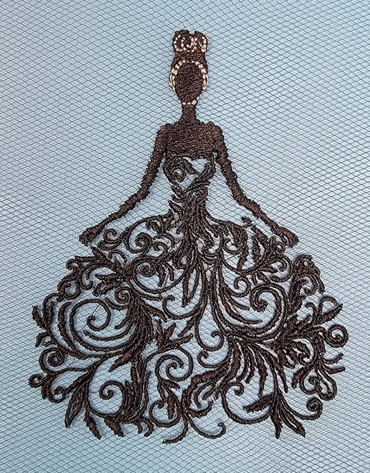 Princess Lace, Applique, Embroidery, Gift