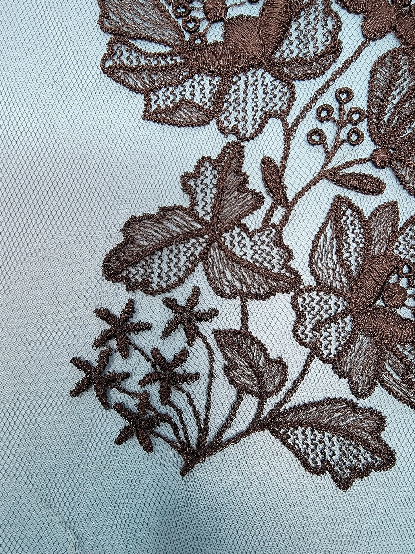 Black Lace Appliques, Black Lace Flowers, Gorgeous Goth Florals and Lace, Goth Style Decor