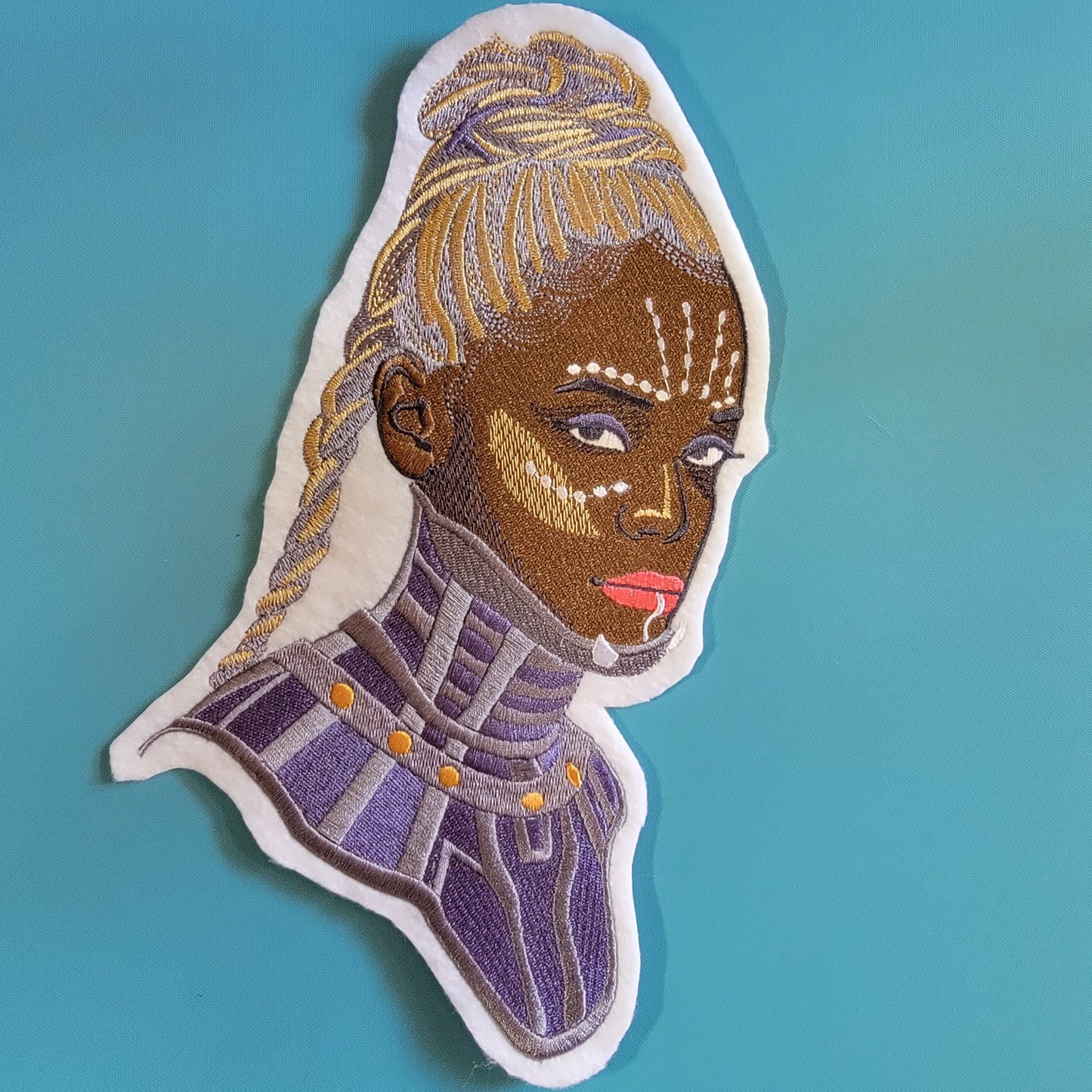 Black Panther, Wakanda Forever, Shuri Iron-on Embroidery Patch, Patches for the Culture