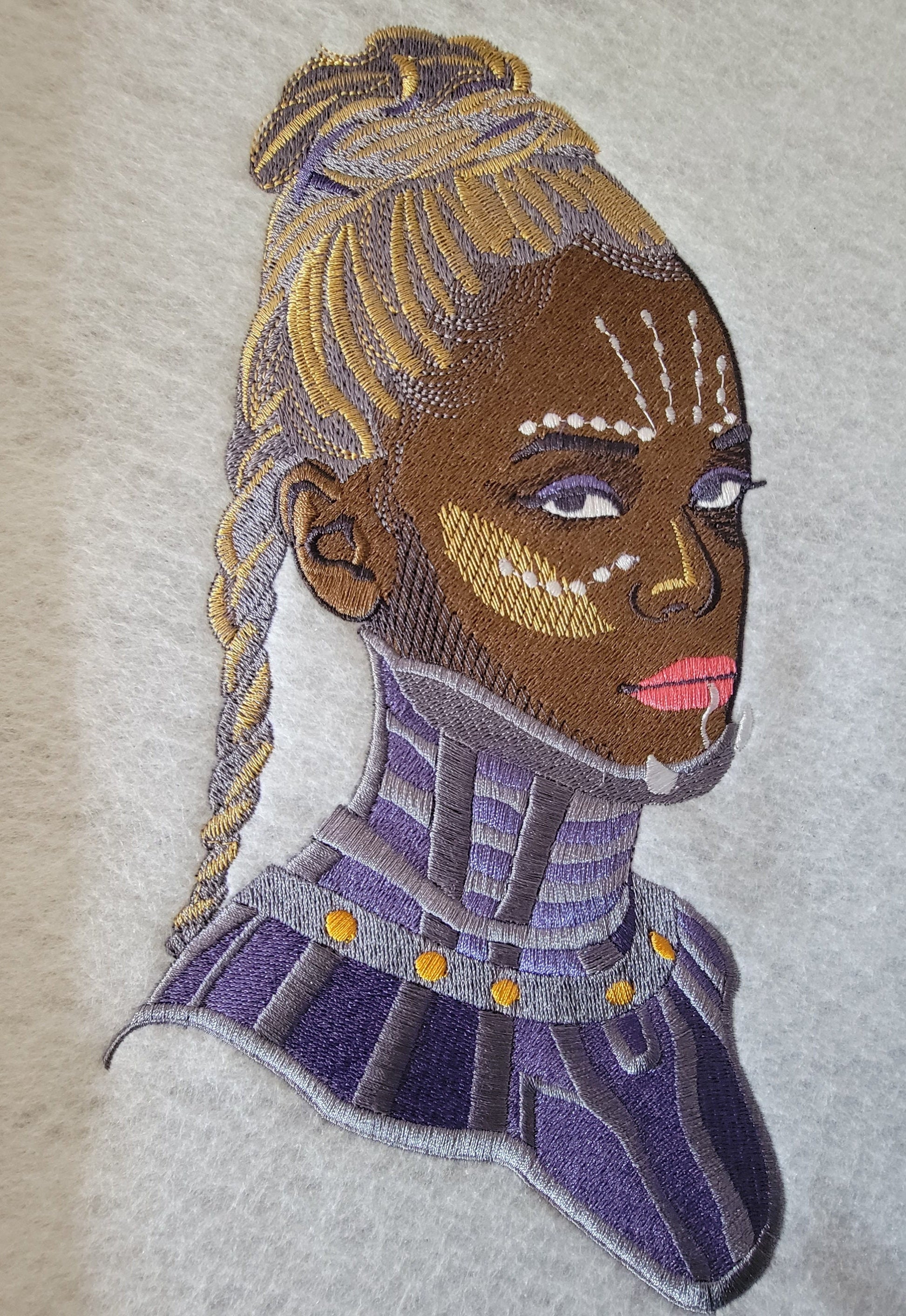 Black Panther, Wakanda Forever, Shuri Iron-on Embroidery Patch, Patches for the Culture