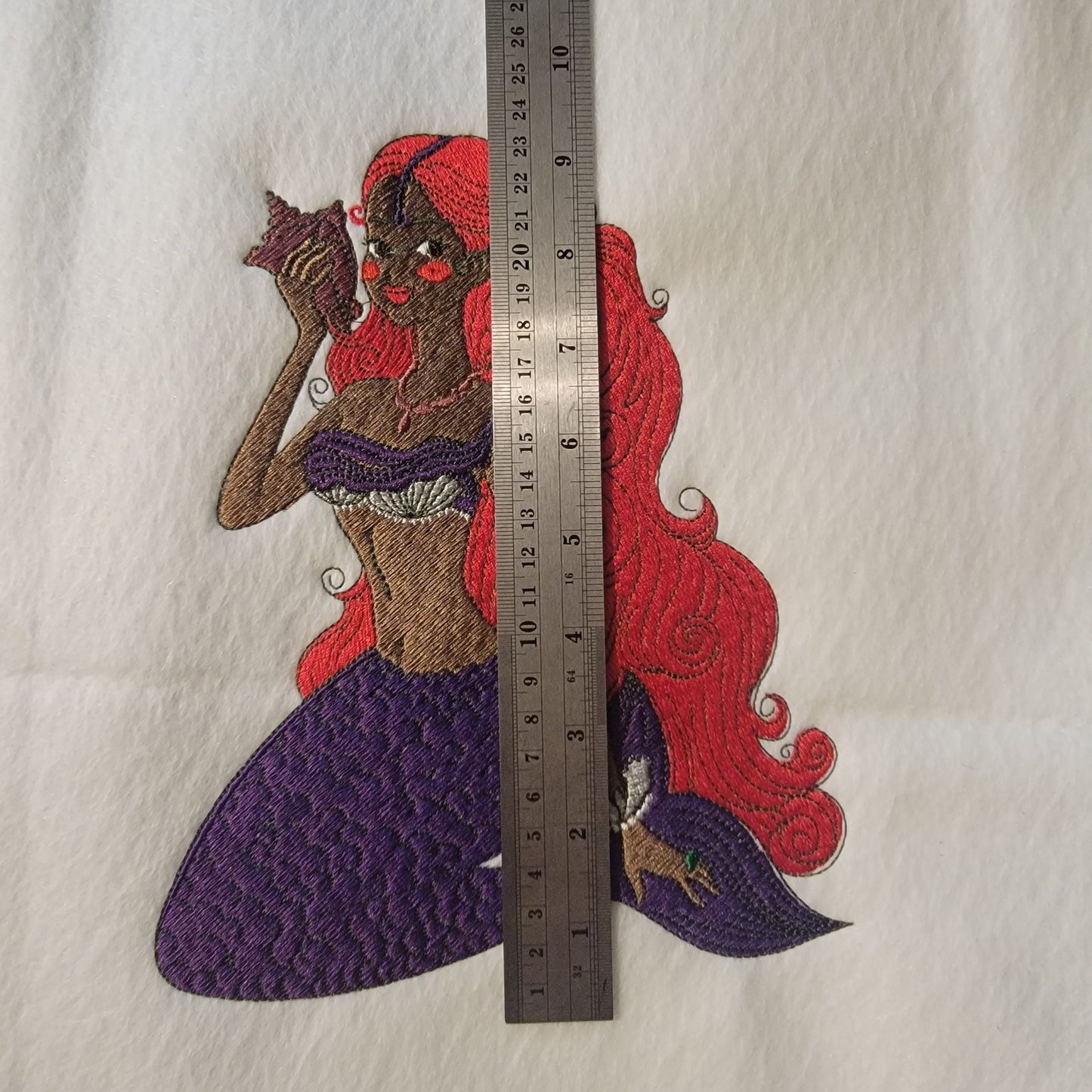 Black Mermaid, Mermaids, Cultural Mermaids, Iron-On Mermaid Patches, Black Cartoon