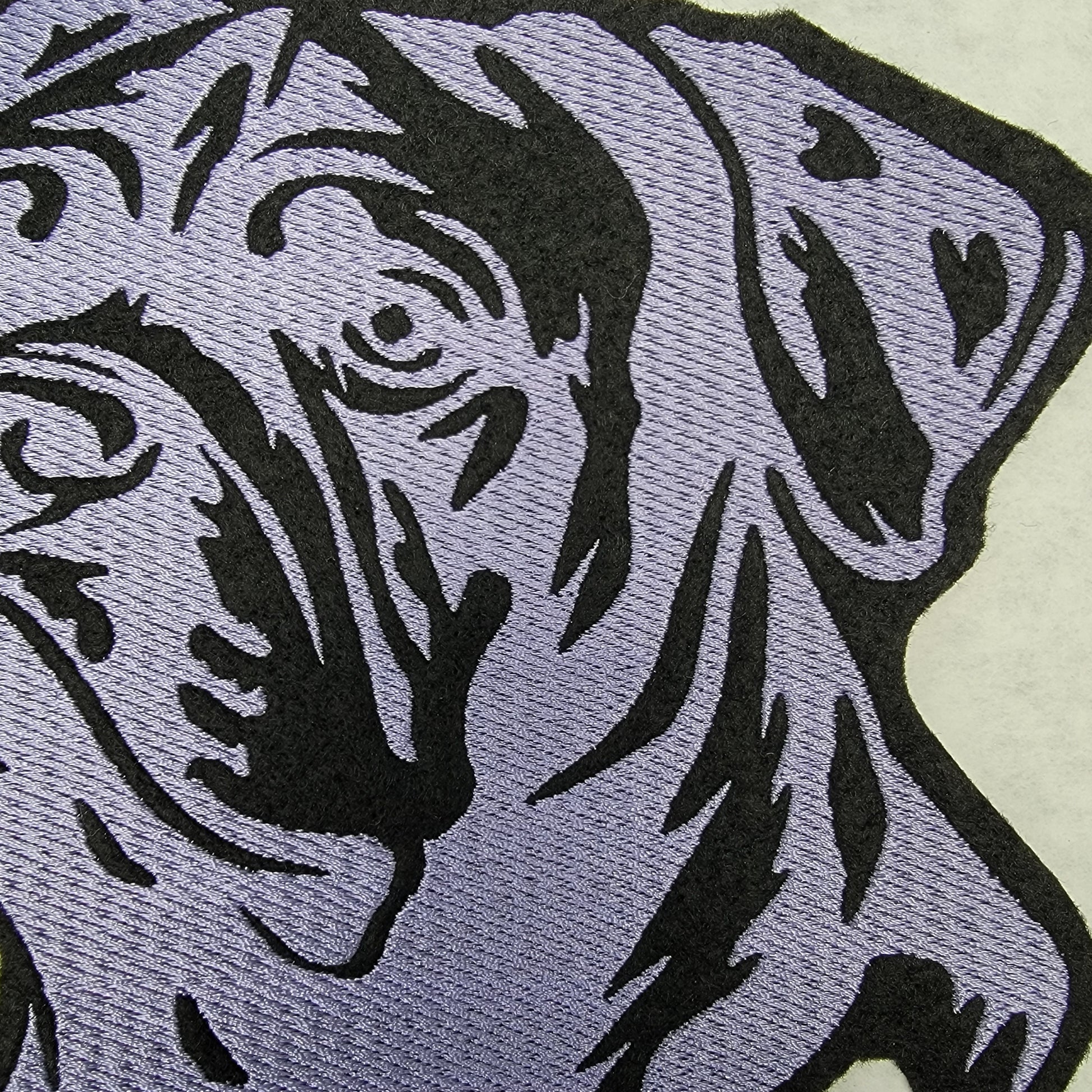 Pit Bull, 7" Embroidery Patch, Embroidered Pit Bull Iron-on Patch, Dog, Rescues