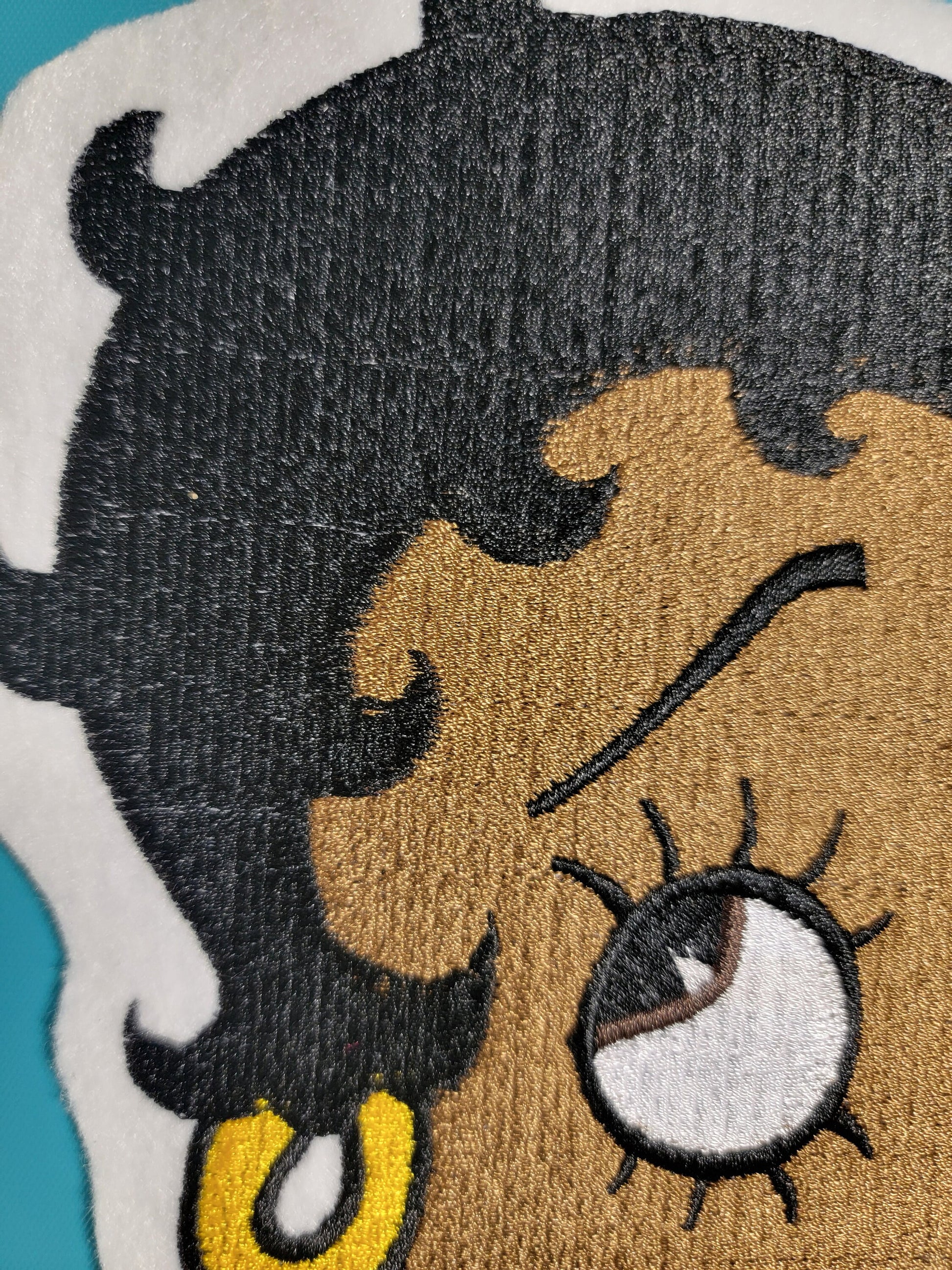 Black Betty Boop, Extra Extra large Back Patch, 8+" Patch - New!!