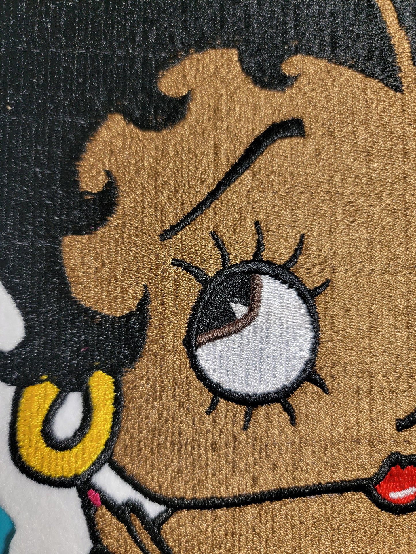 Black Betty Boop, Extra Extra large Back Patch, 8+" Patch - New!!