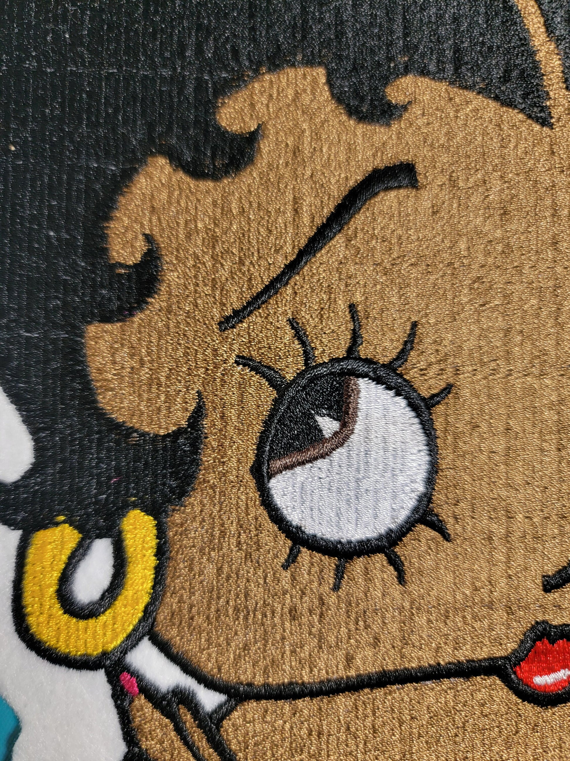 Black Betty Boop, Extra Extra large Back Patch, 8+" Patch - New!!