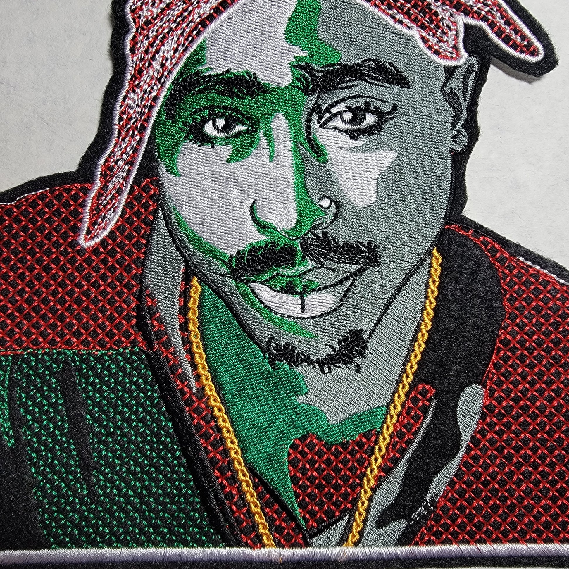 Tupac Iron-on Patch, 8" back patch, Black Icon patches, African American, Patches for the Culture