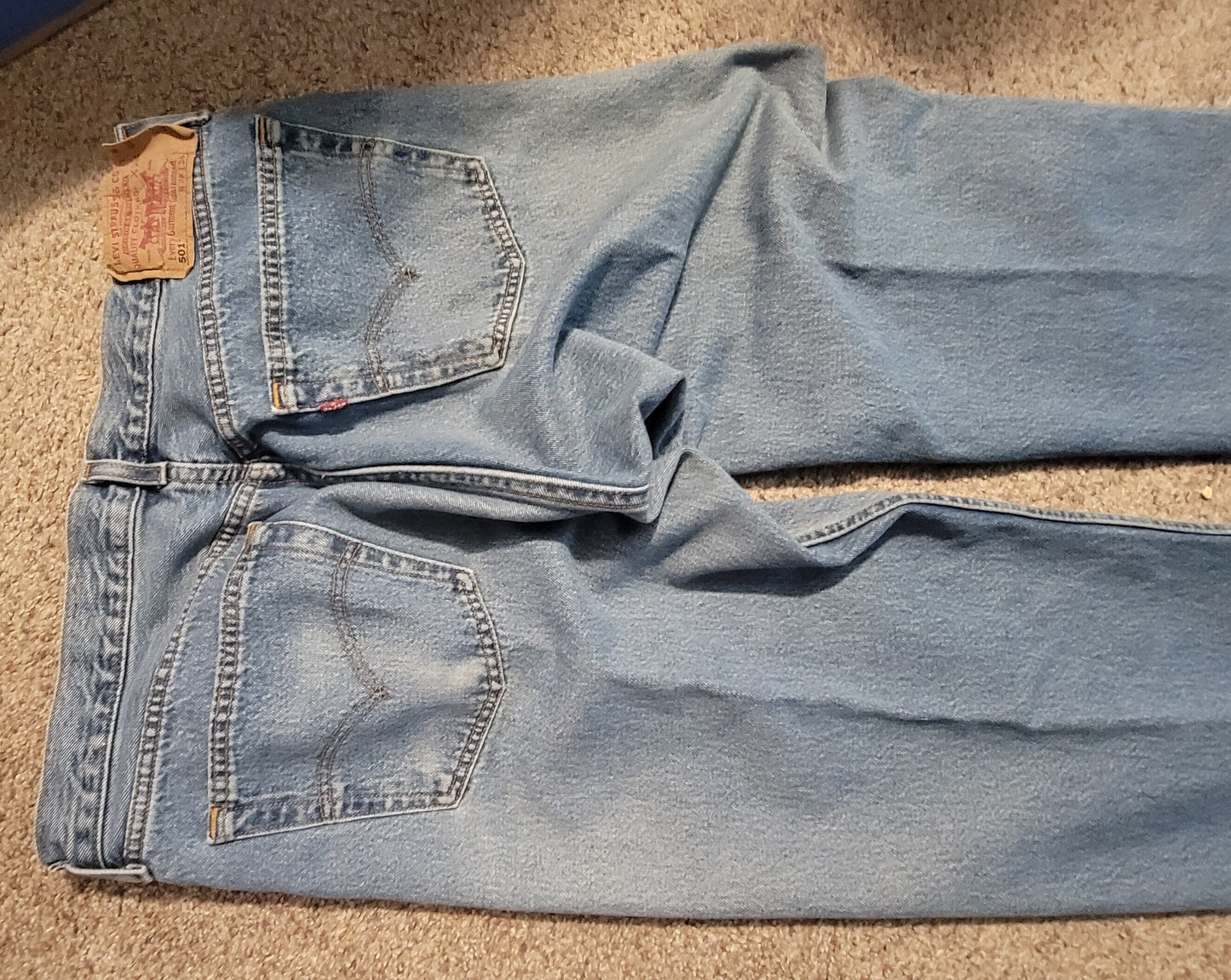 Vintage Levi Strass 1998 Jean's. Men's Levi's Straight Leg Jeans Vintage 90's Levi's, Red Batwing Tag,