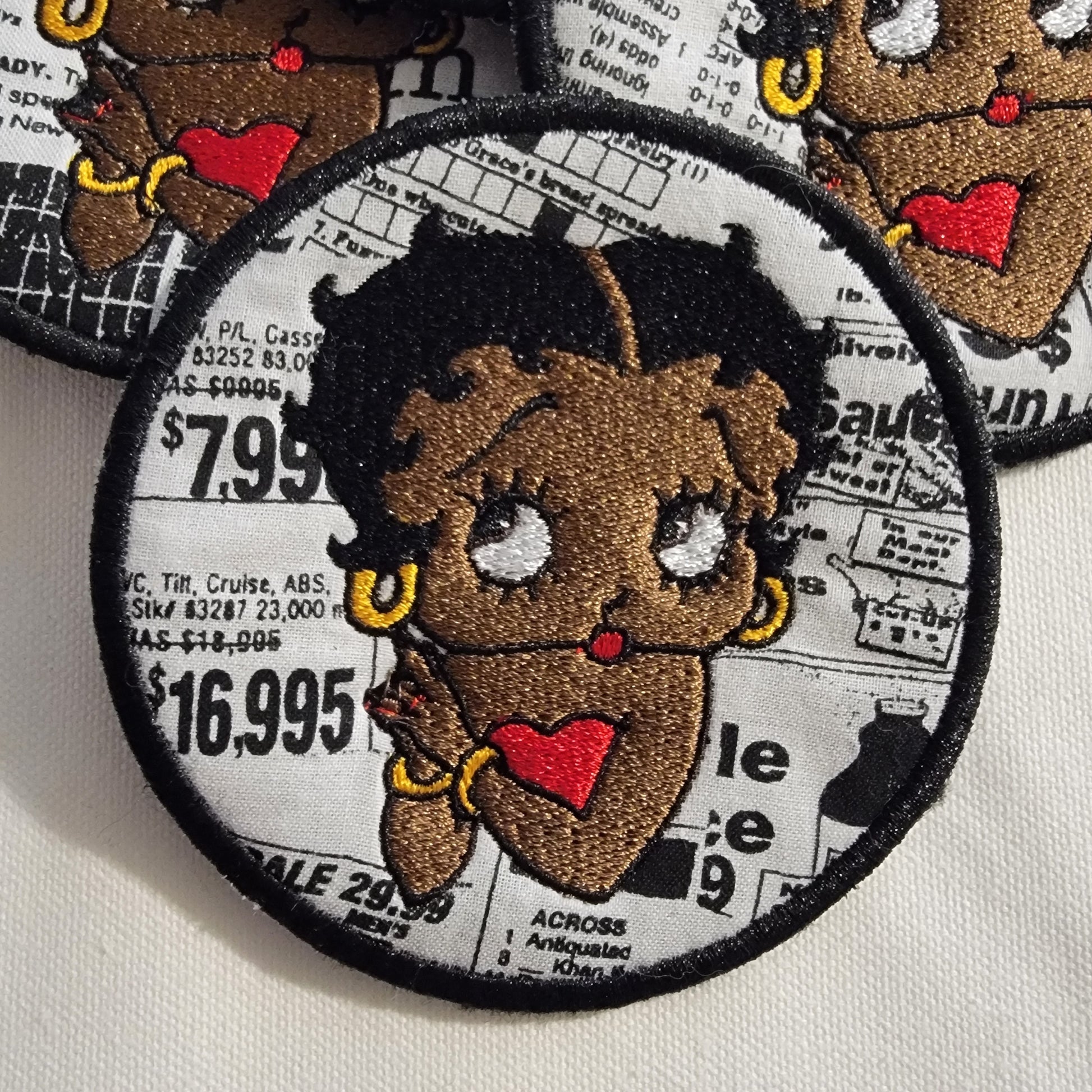Betty Boop Coasters and Patches