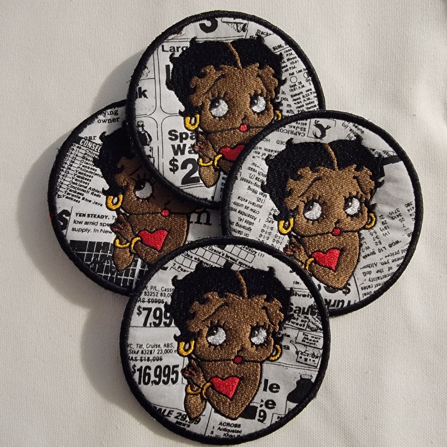 Betty Boop Coasters and Patches