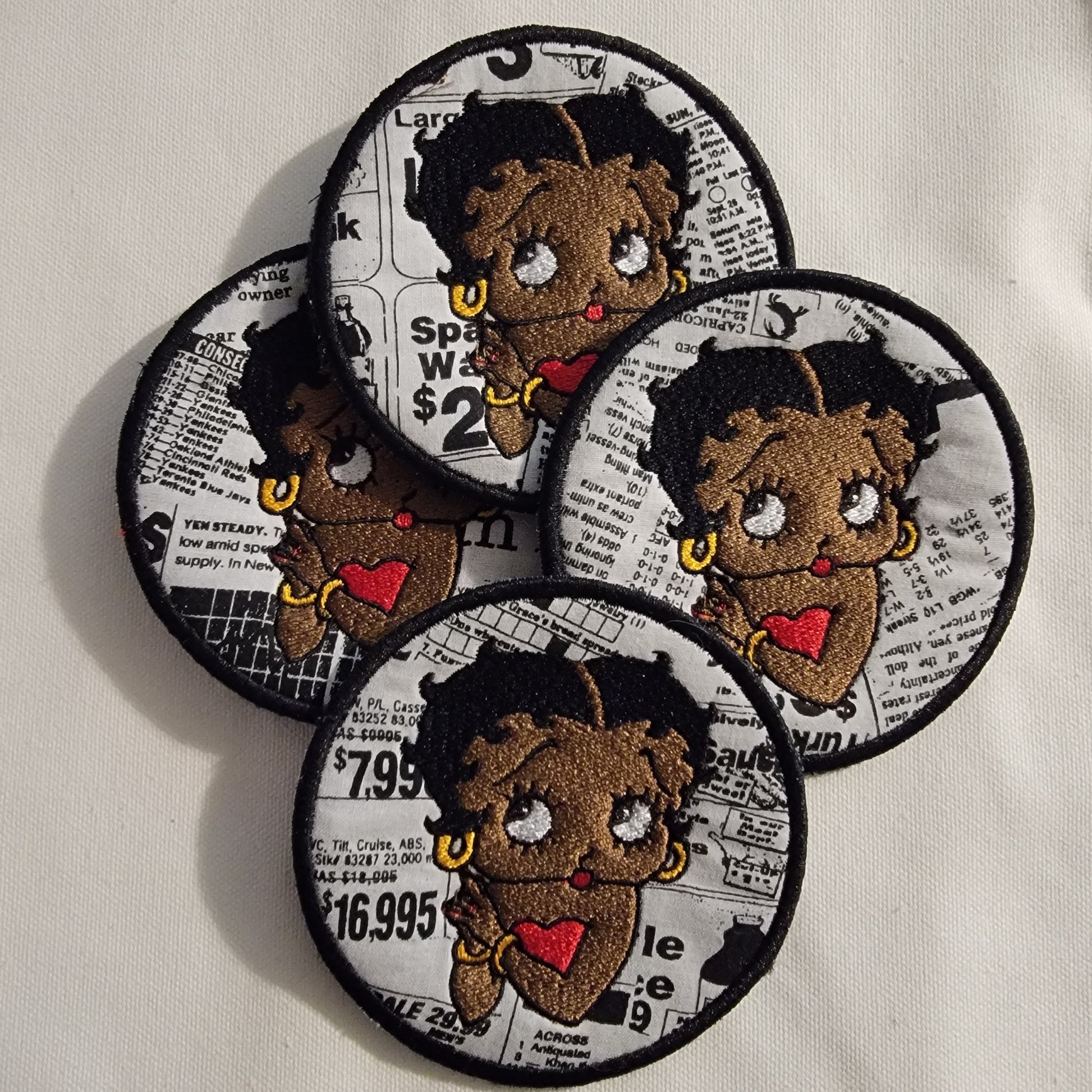 Betty Boop Coasters and Patches
