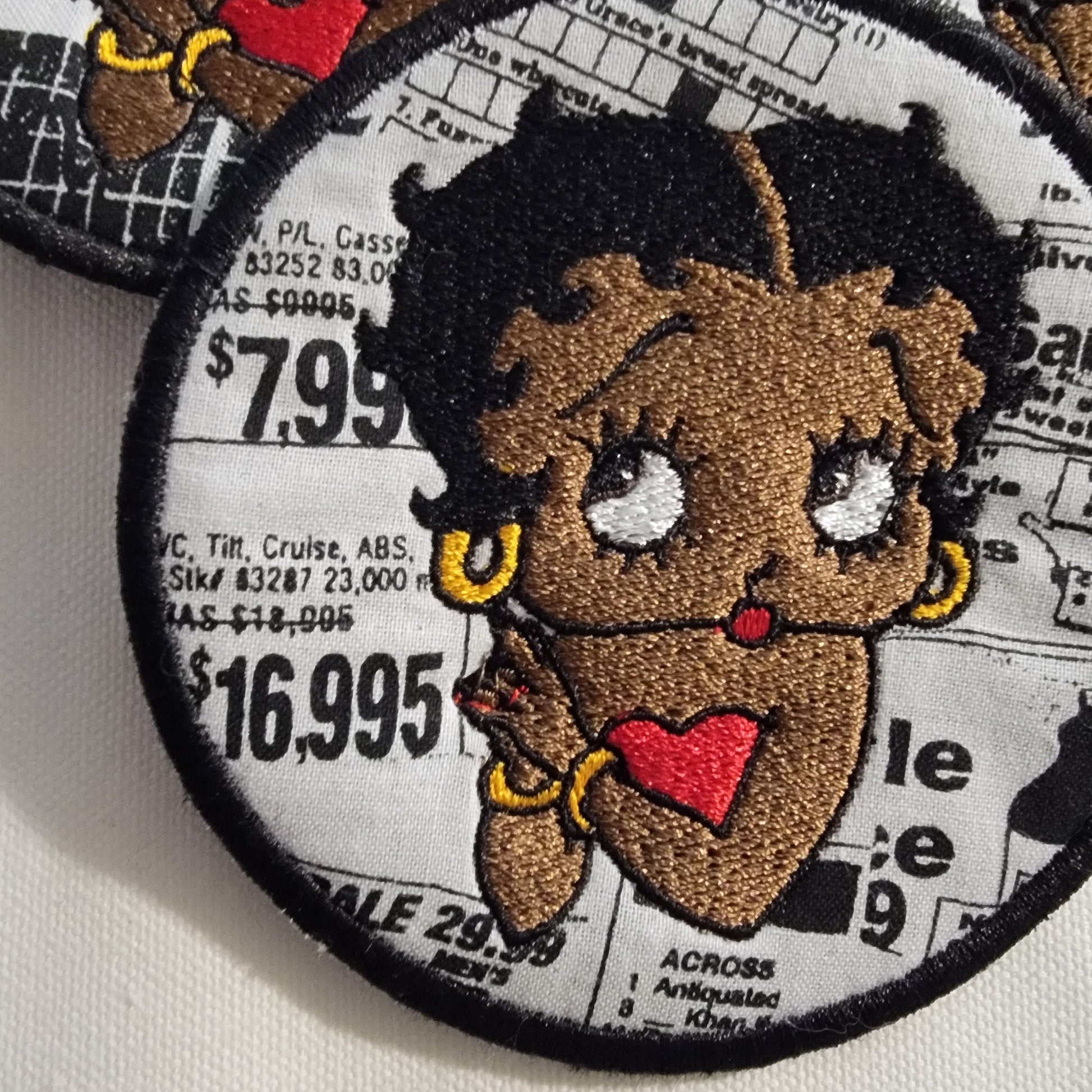 Betty Boop Coasters and Patches