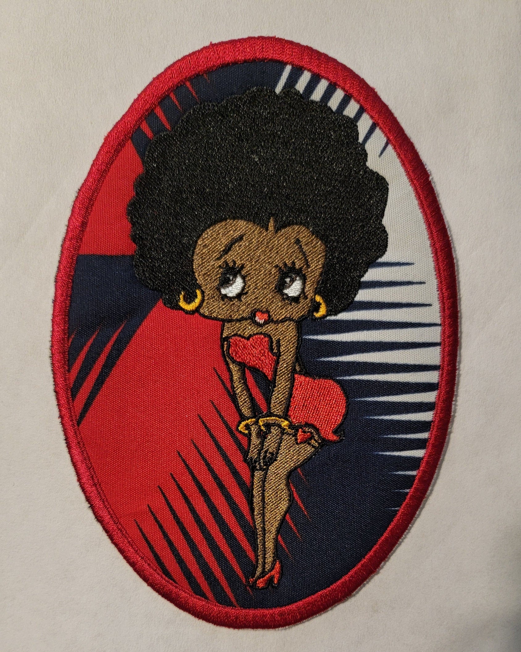 Black Betty Boop, Betty Boop Patch, African American Icons, Cultural, Black History, Black Girl Magic, Black Betty Ready Iron-On Patch