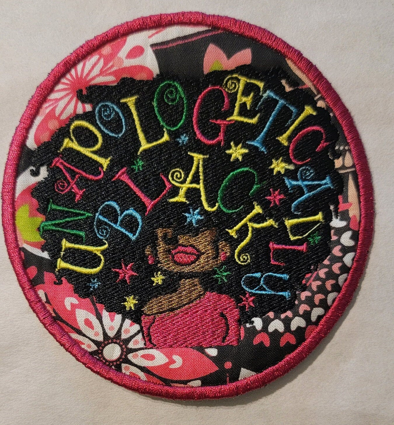 Unapologetically Black Queen Patch, Black Girls, Black Women, Pro Black Patch, Black Girl Magic, 4" Patch, Black Women are Dope