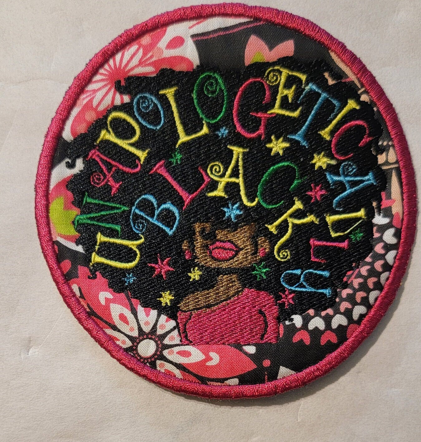 Unapologetically Black Queen Patch, Black Girls, Black Women, Pro Black Patch, Black Girl Magic, 4" Patch, Black Women are Dope