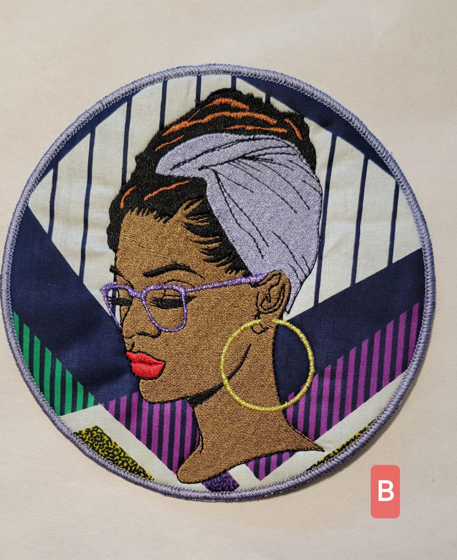 Black Women Patches, Black Girl Magic, African American Patches, Pro-Black Afrocentric Patches, Black Excellence, Afro Woman Sew-on Patch